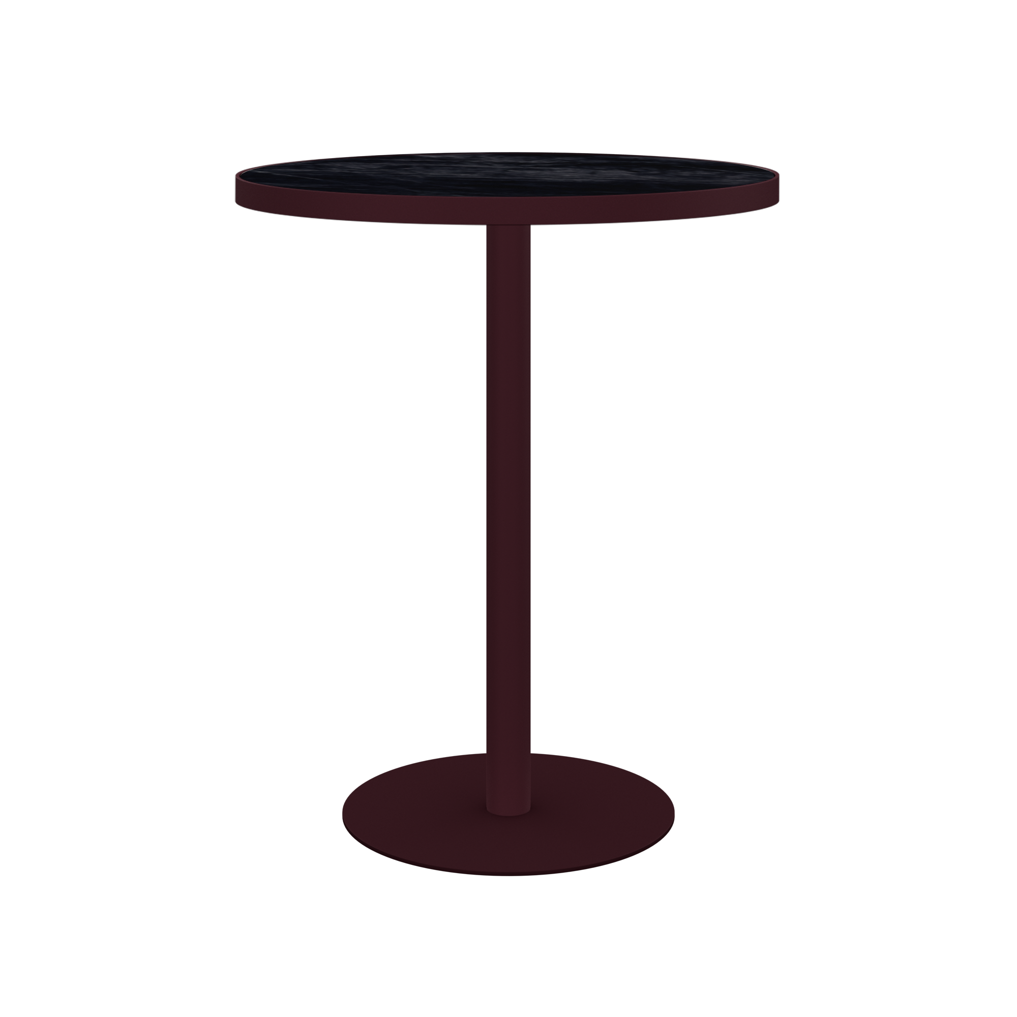 Halo Bar Table With Rim - Round