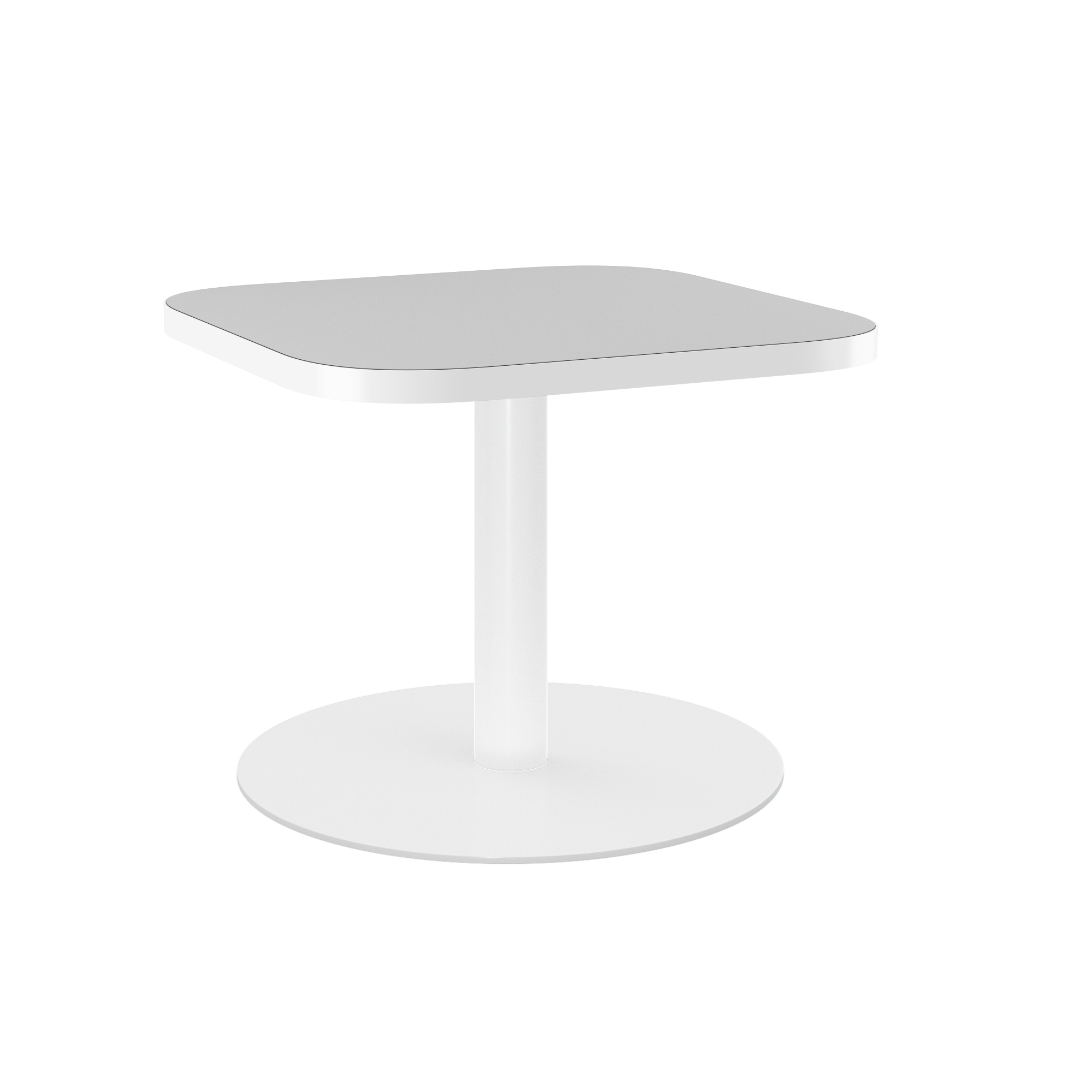 Halo Side Table - Rounded Square With Rim