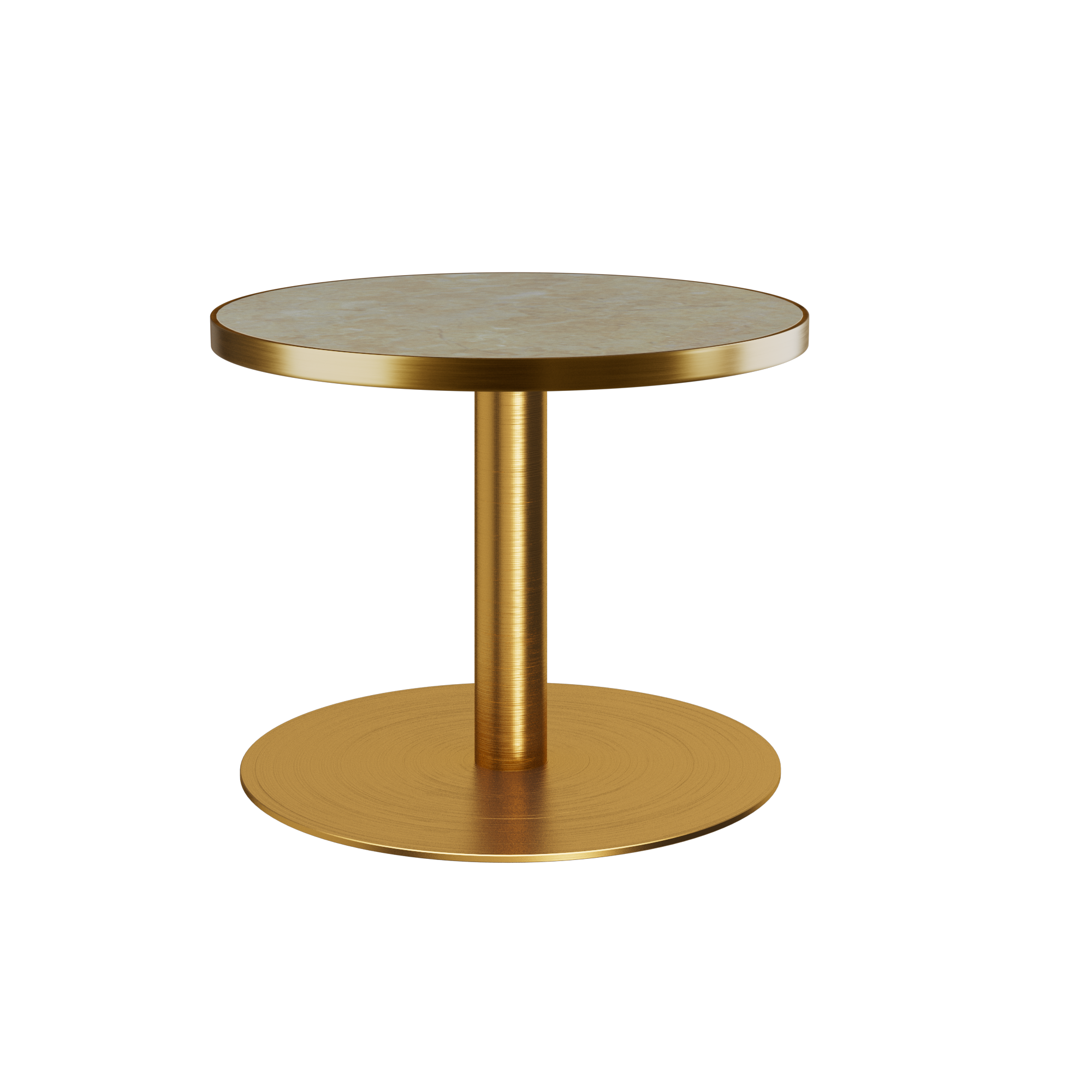 Halo Side Table - Round With Rim