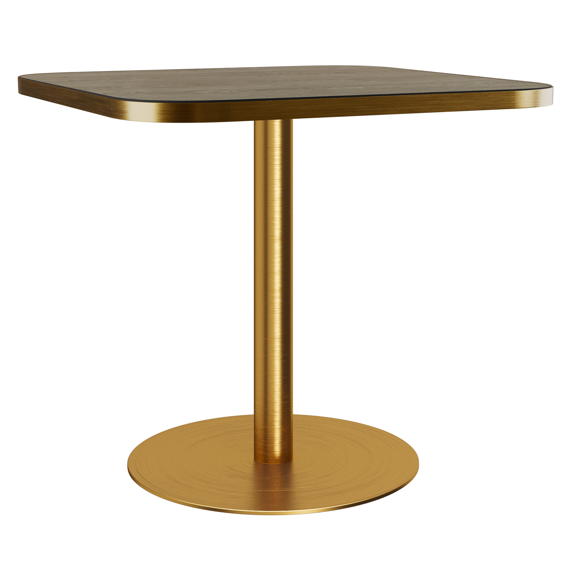 Halo Café Table With Rim - Rounded Square