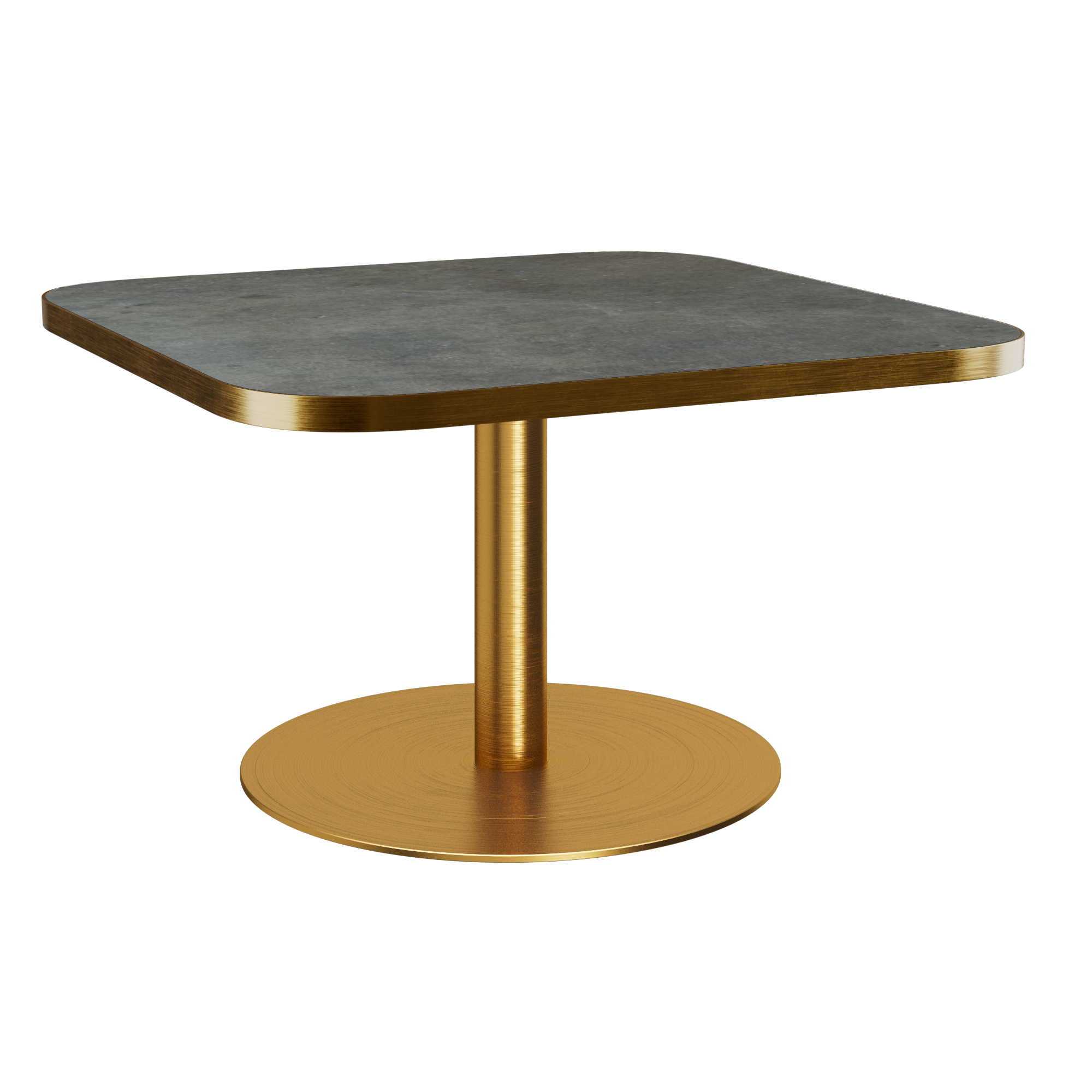 Halo Coffee Table - Rounded Square With Rim