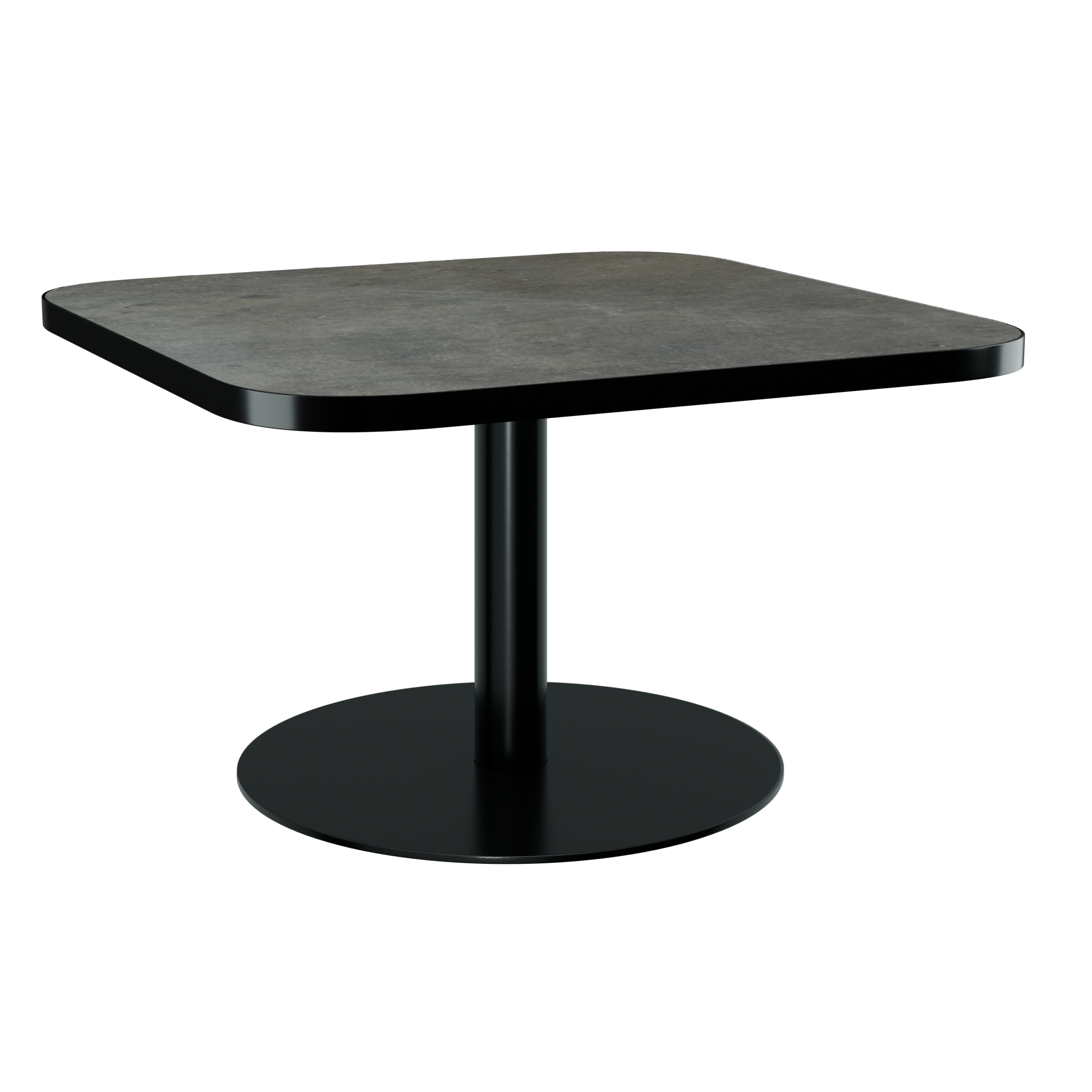 Halo Coffee Table - Rounded Square With Rim