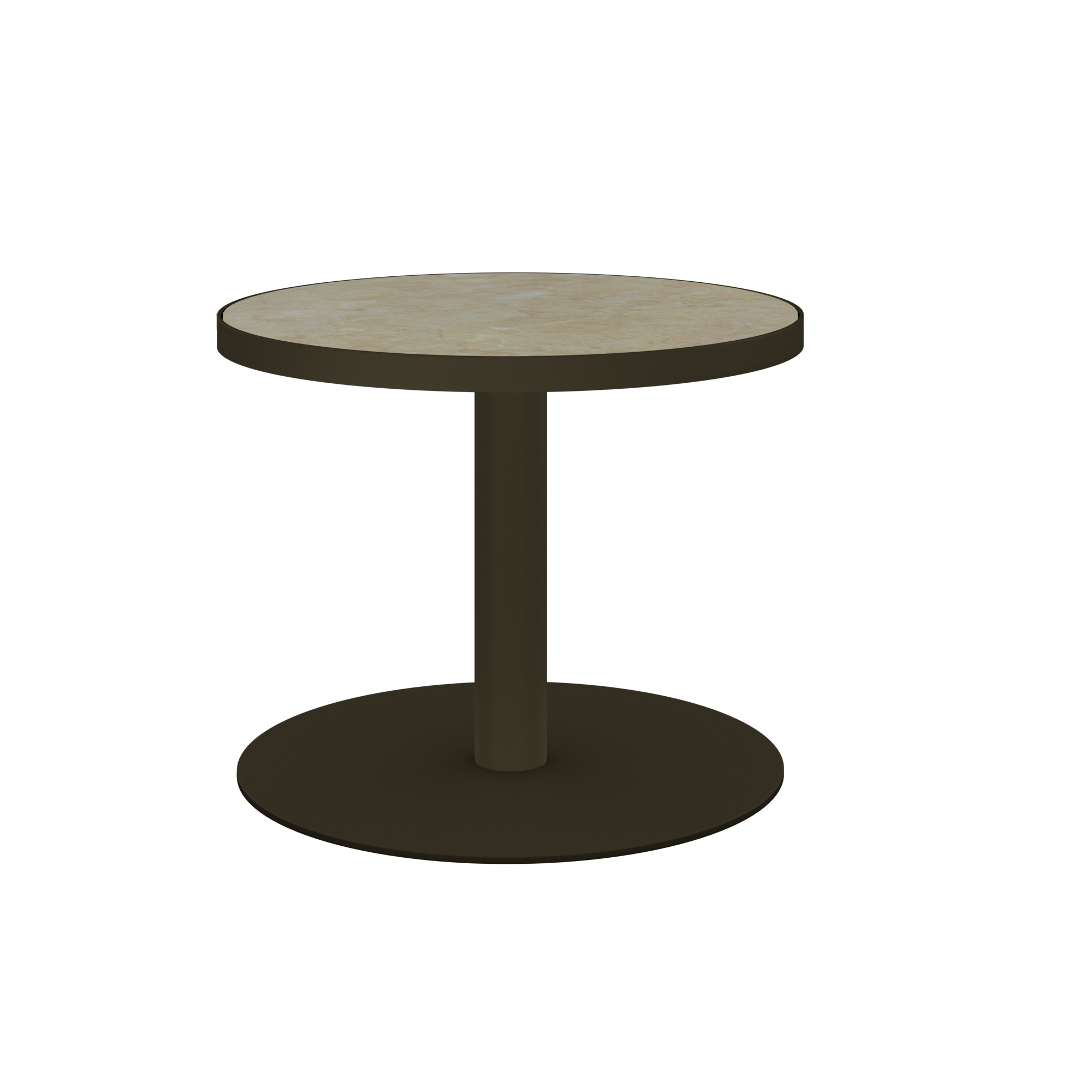 Halo Side Table - Round With Rim