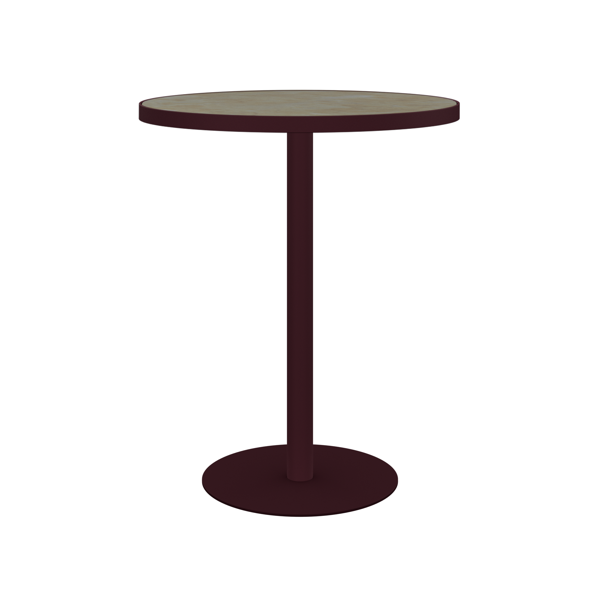 Halo Bar Table With Rim - Round