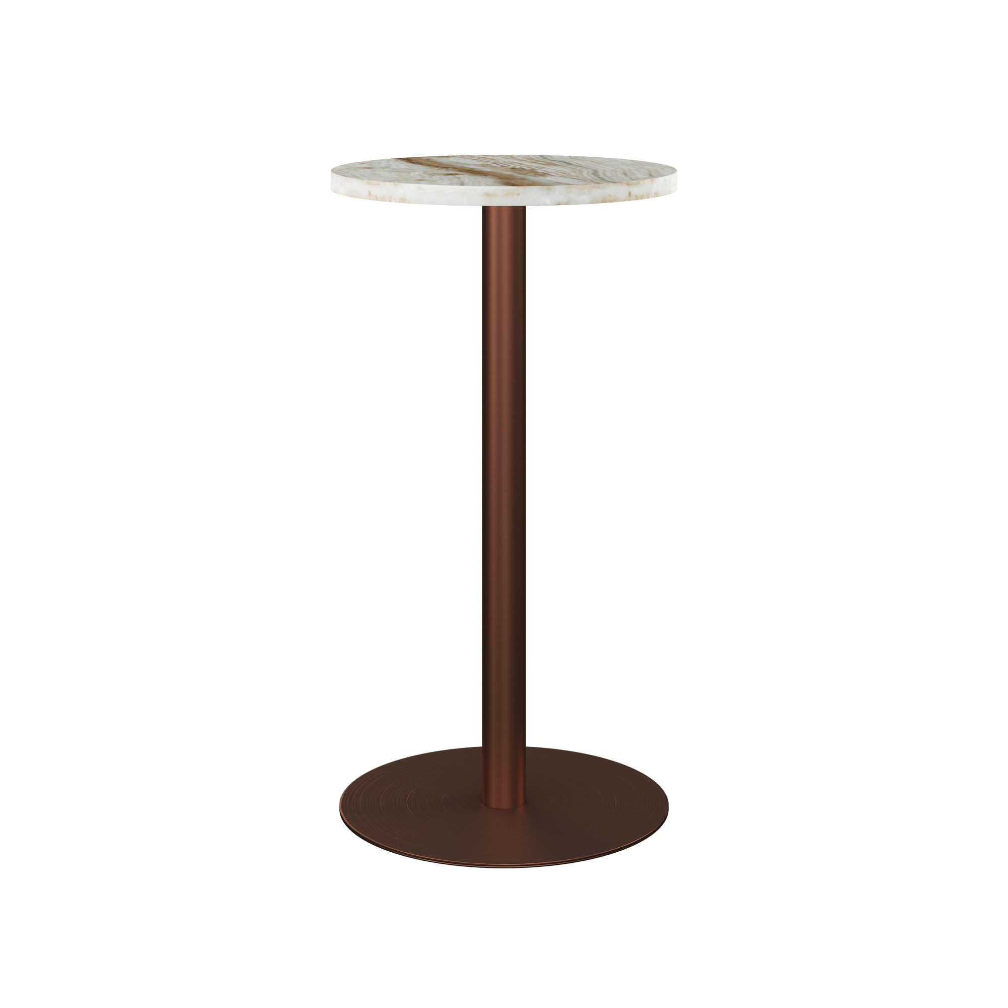 Halo Marble Bar Table - Round
