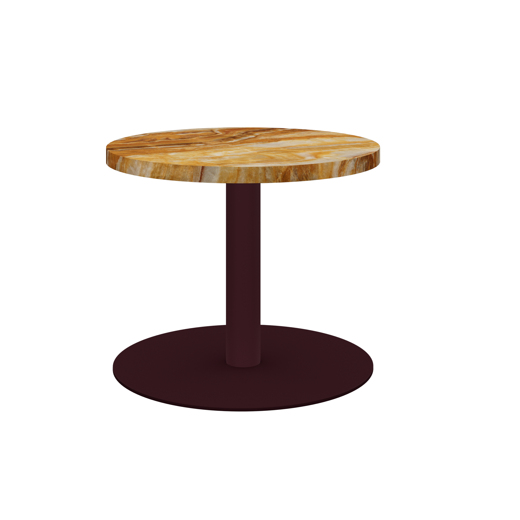 Halo Marble Side Table - Round