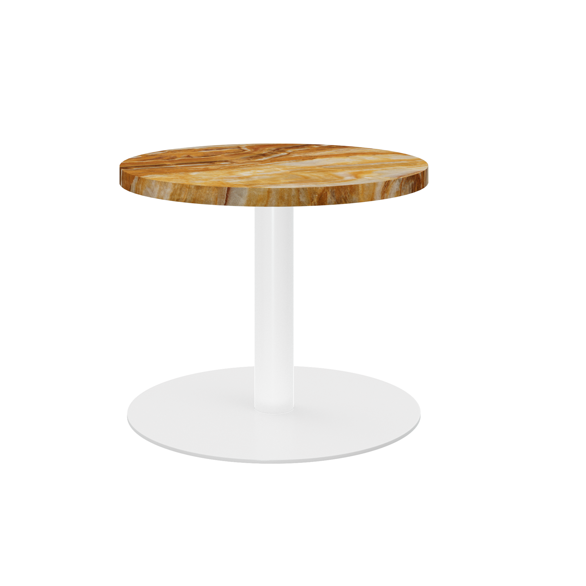 Halo Marble Side Table - Round