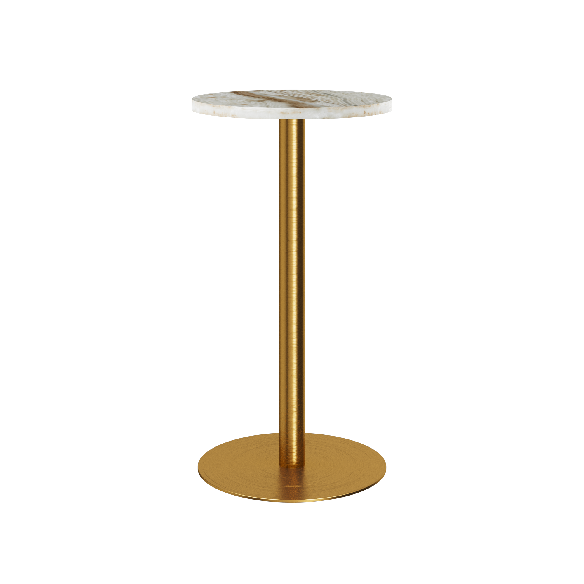 Halo Marble Bar Table - Round