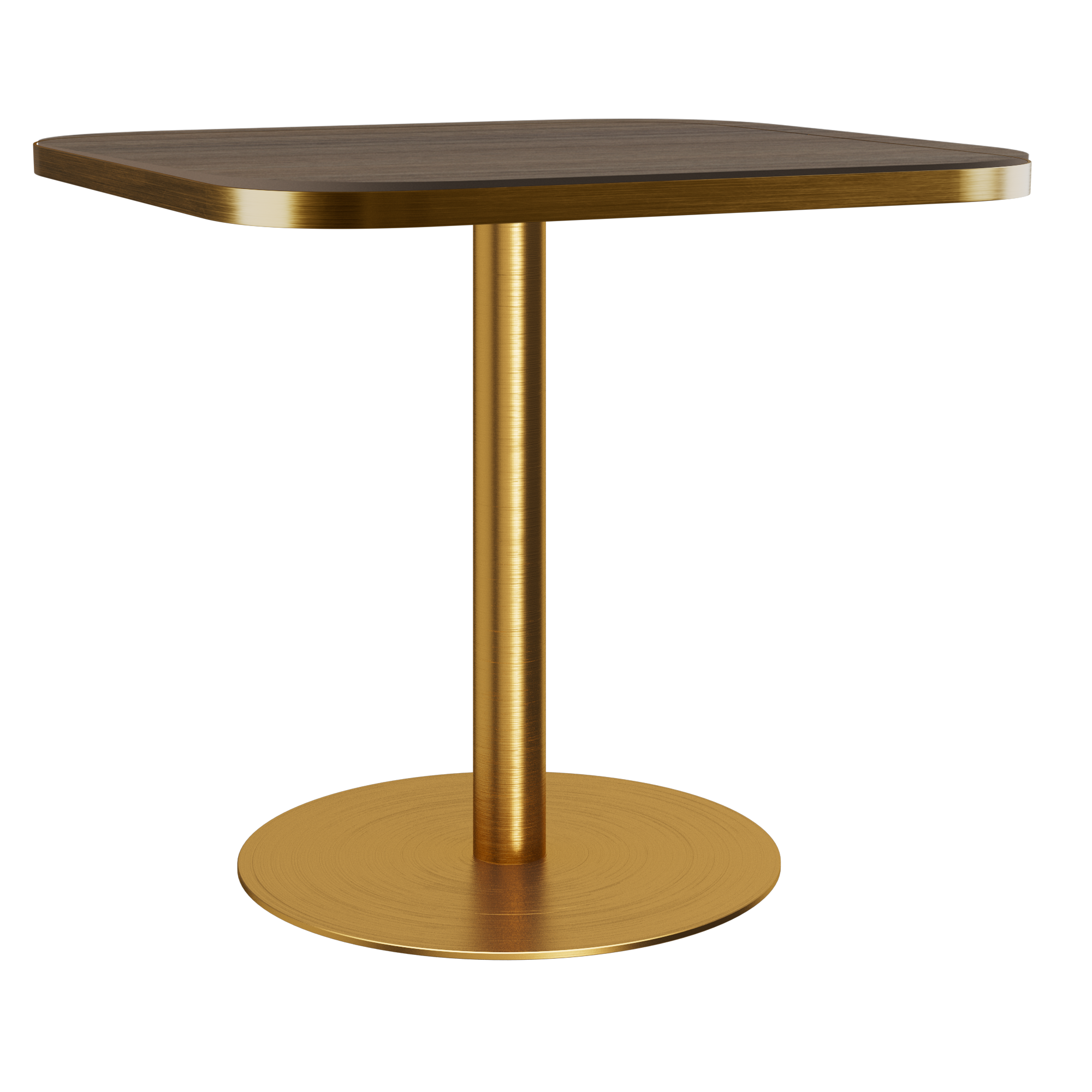 Halo Café Table With Rim - Rounded Square