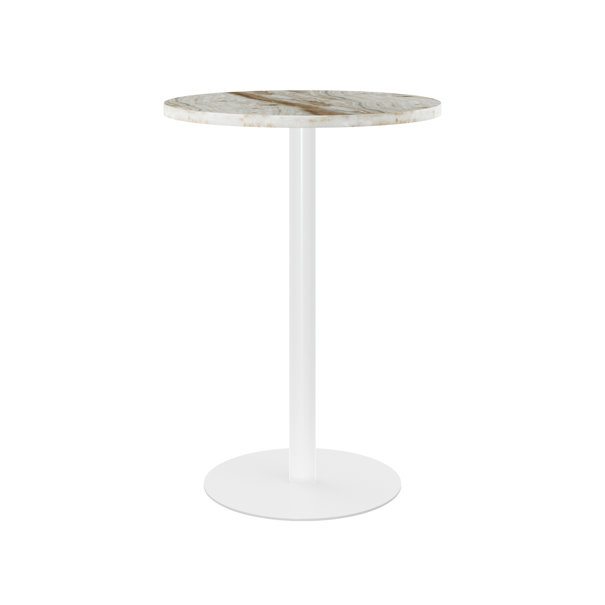Halo Marble Bar Table - Round