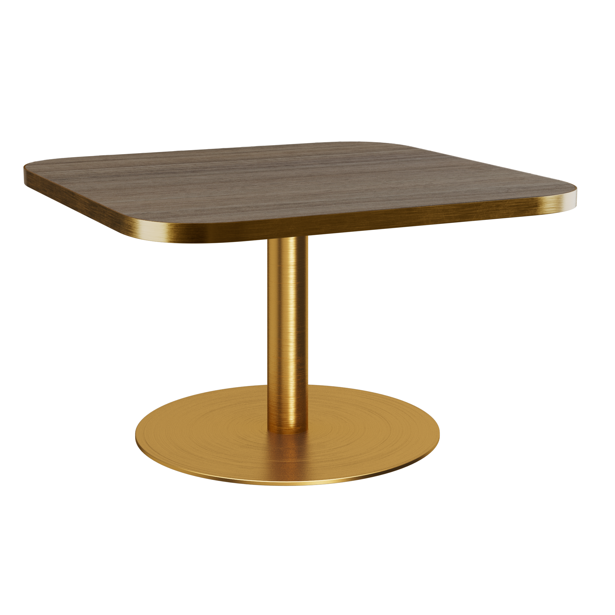 Halo Coffee Table - Rounded Square With Rim