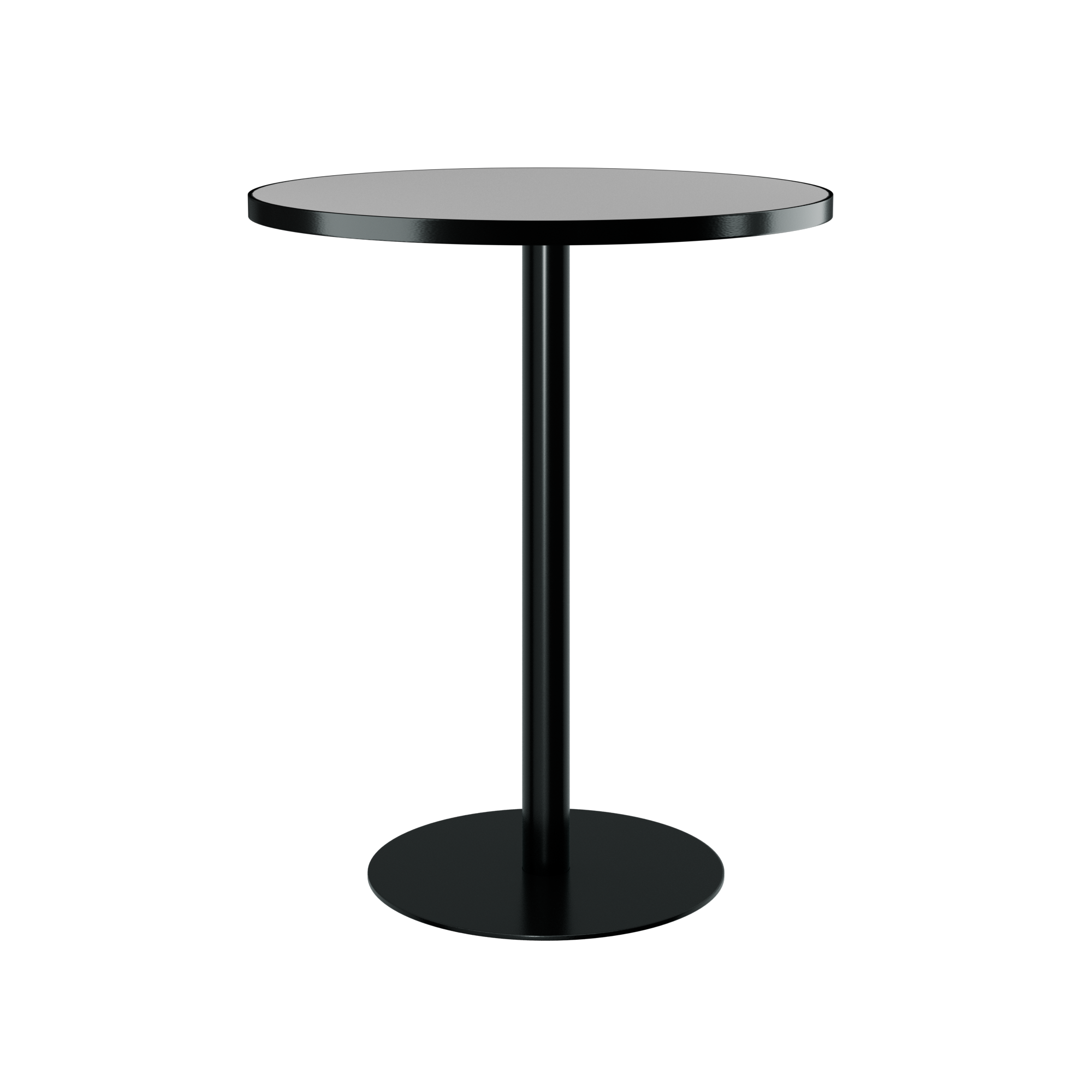 Halo Bar Table With Rim - Round