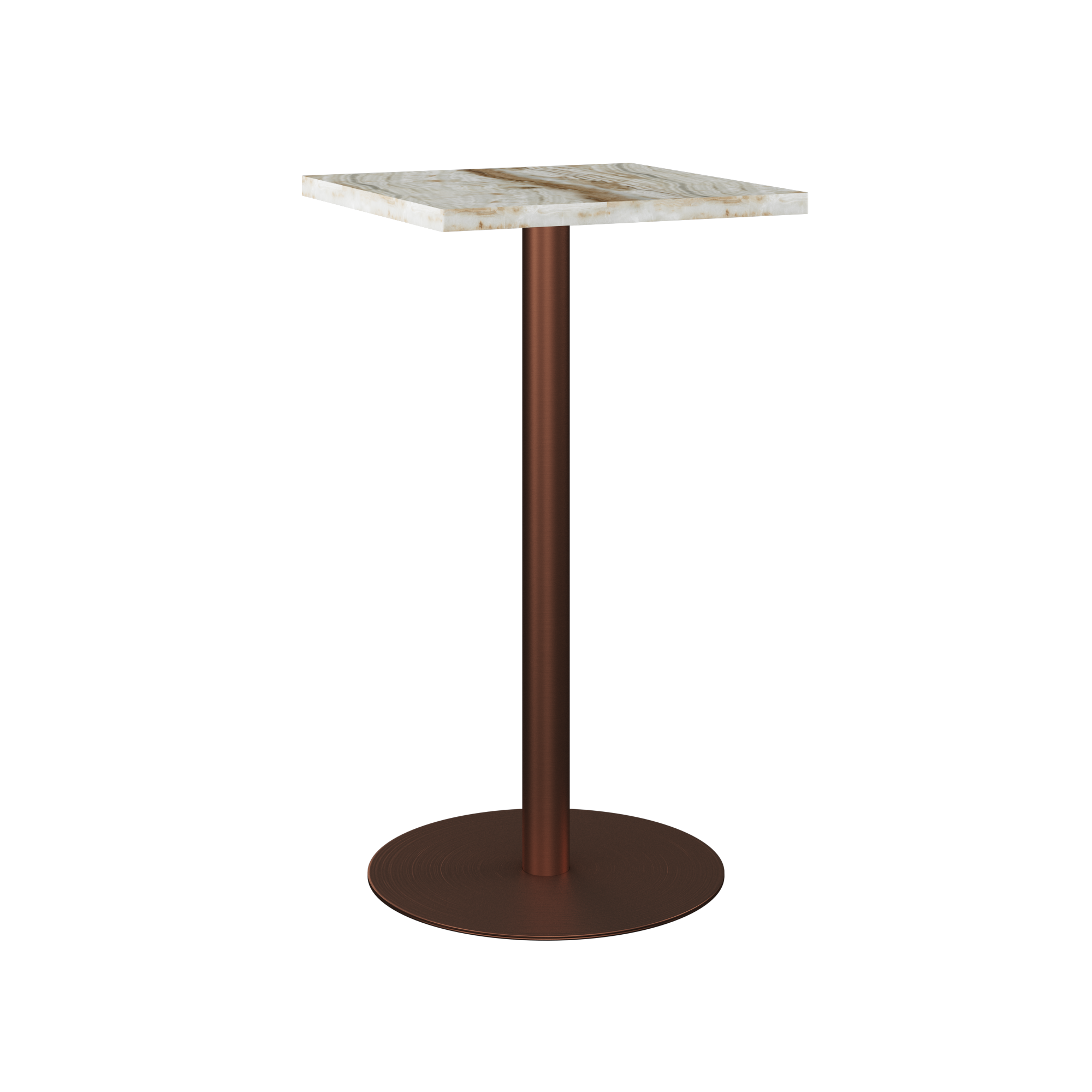 Halo Marble Bar Table - Square