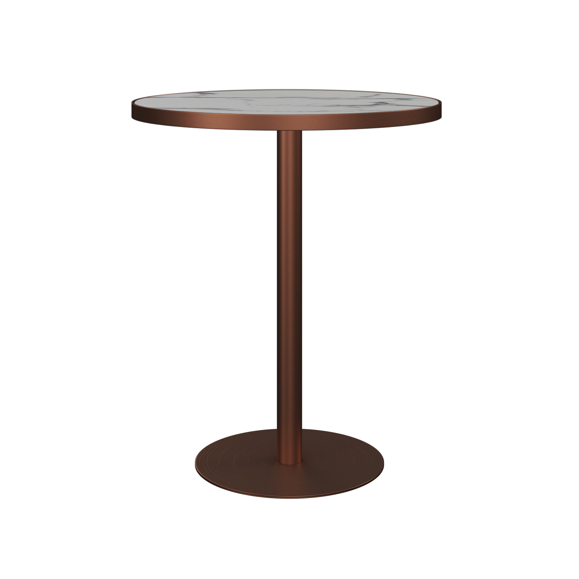 Halo Bar Table With Rim - Round