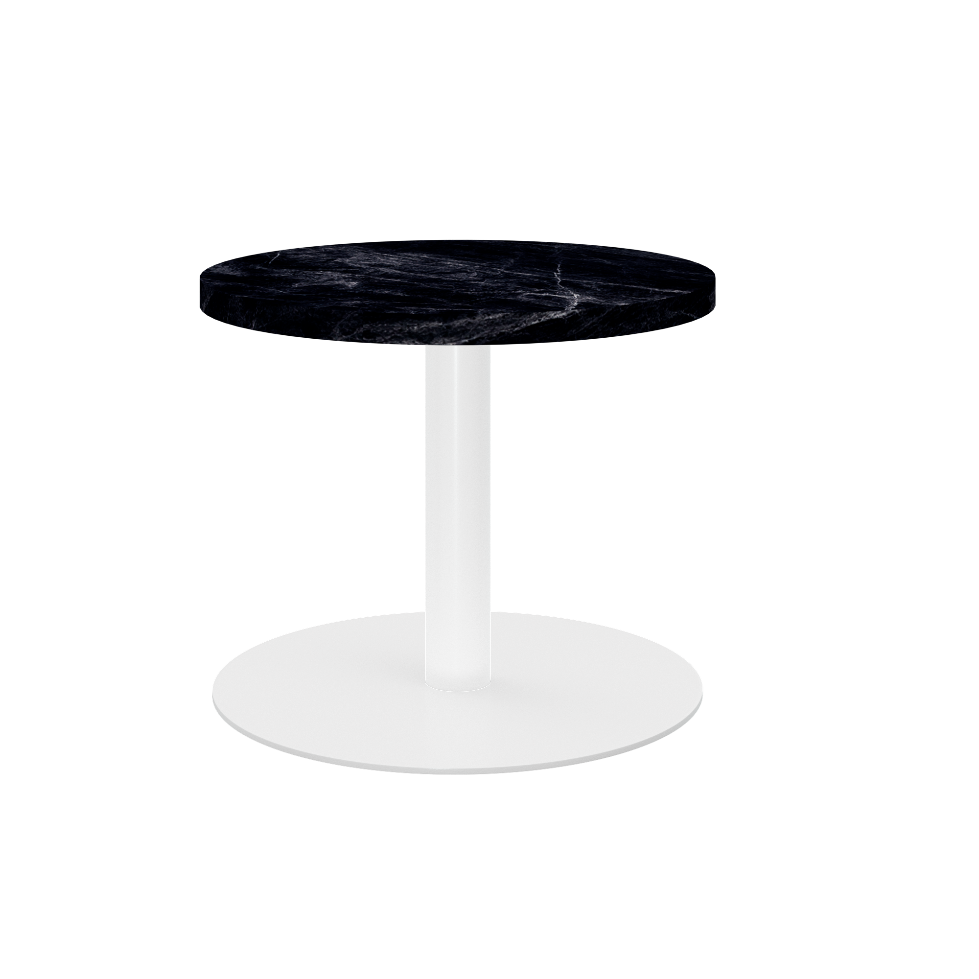 Halo Marble Side Table - Round