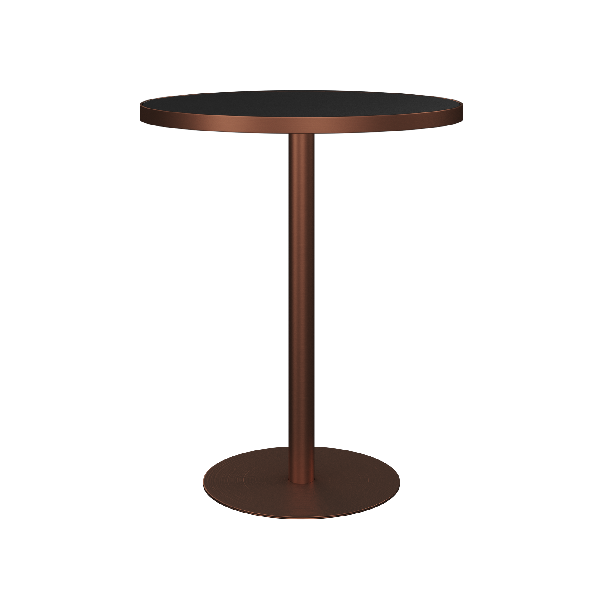 Halo Bar Table With Rim - Round