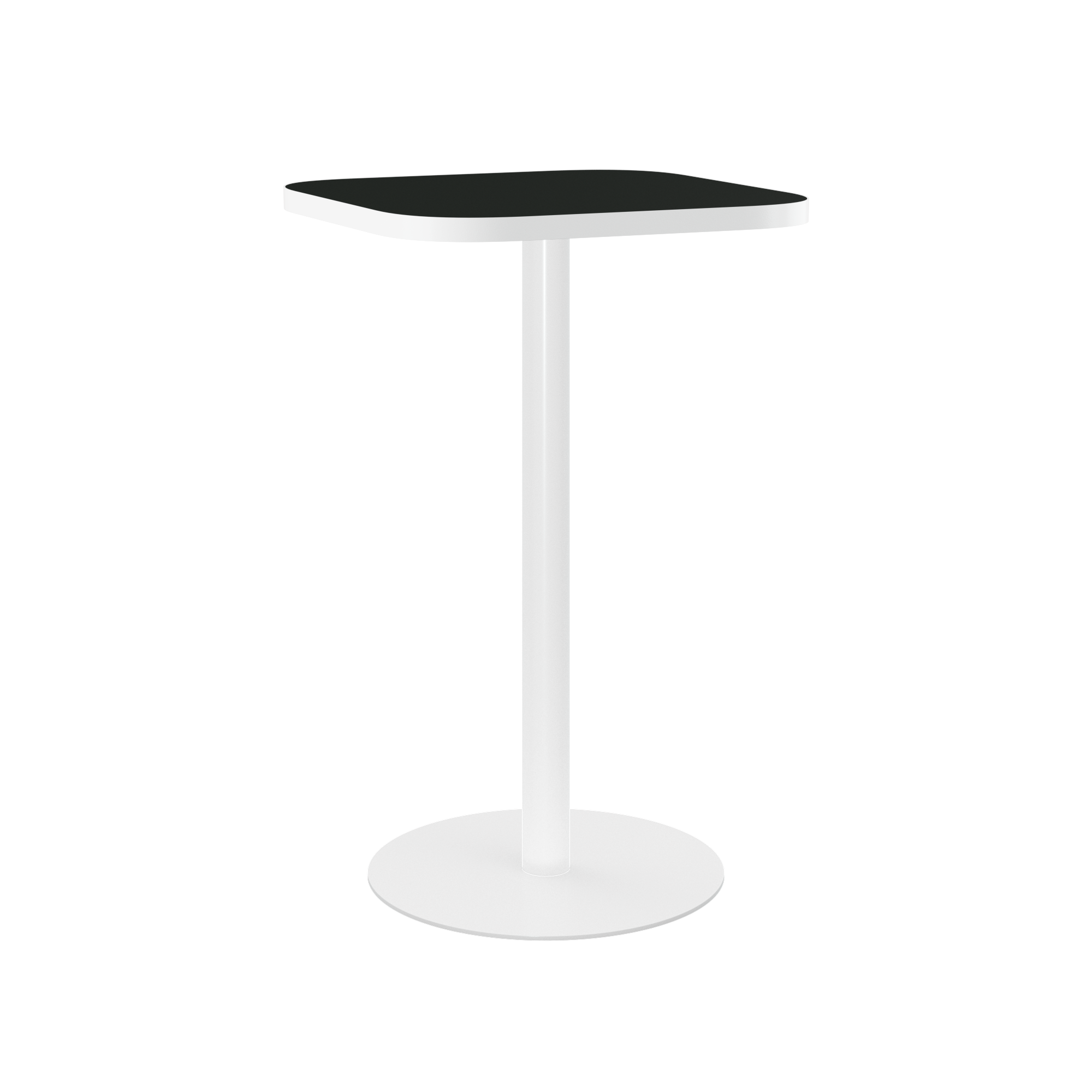 Halo Bar Table (60cm Rounded Square) With Rim