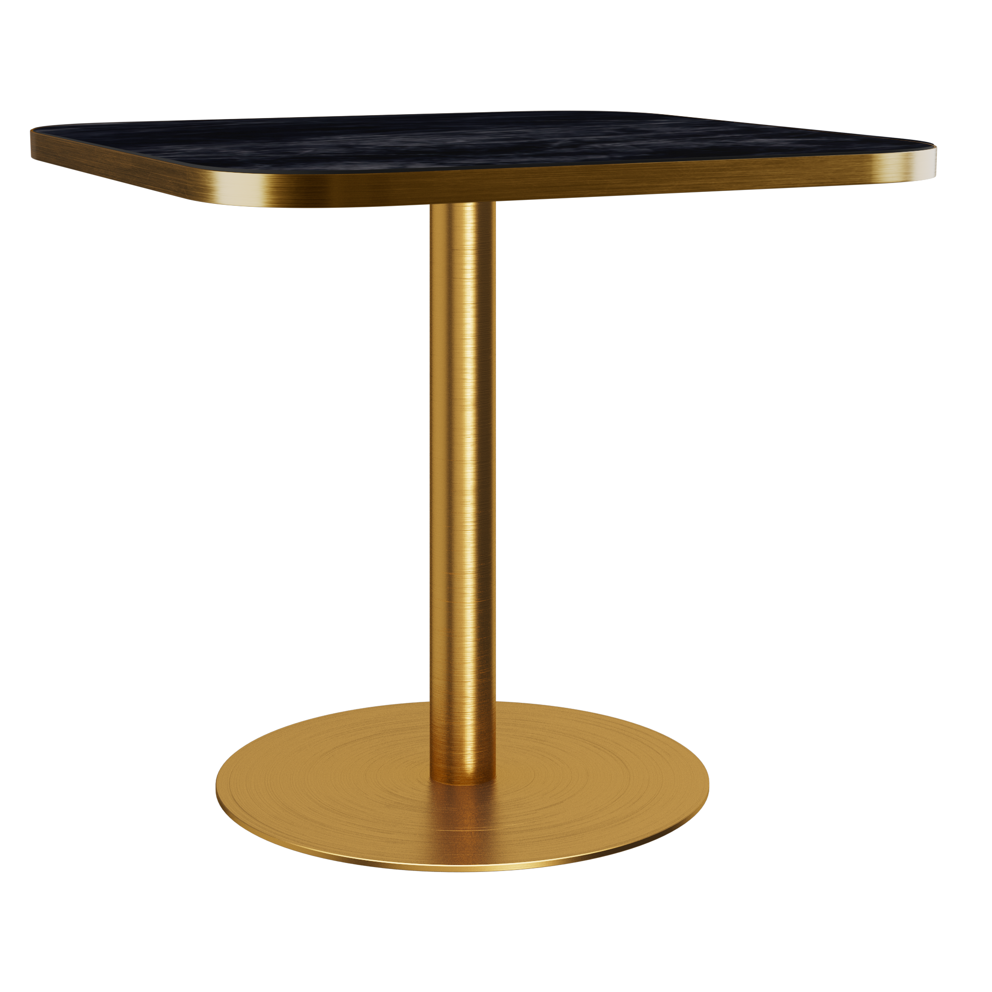 Halo Café Table With Rim - Rounded Square