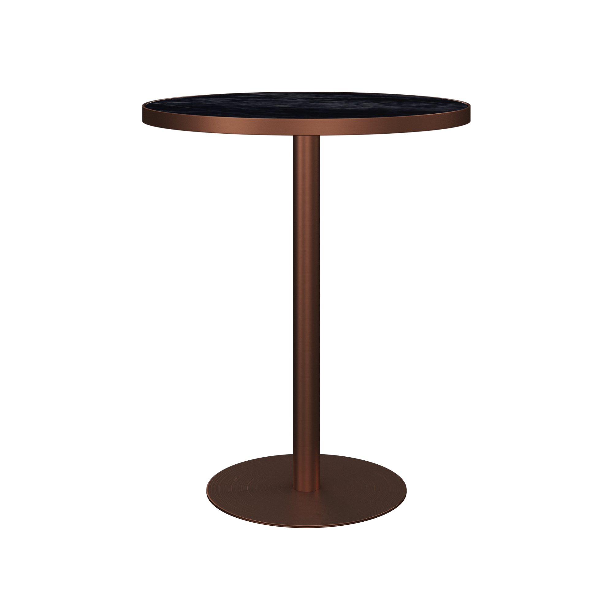 Halo Bar Table With Rim - Round