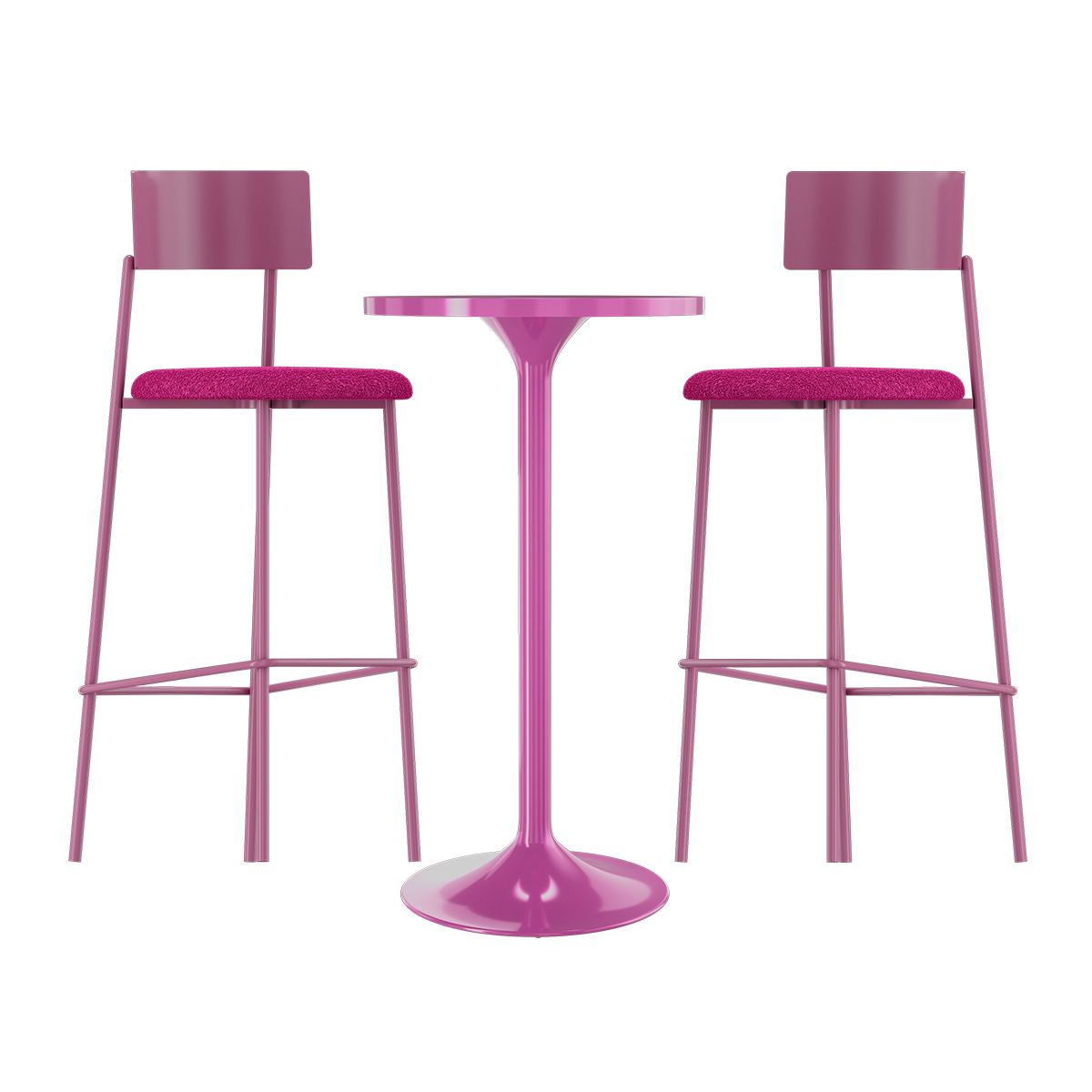Lola Harmony Bar Table Package (2 Stools)