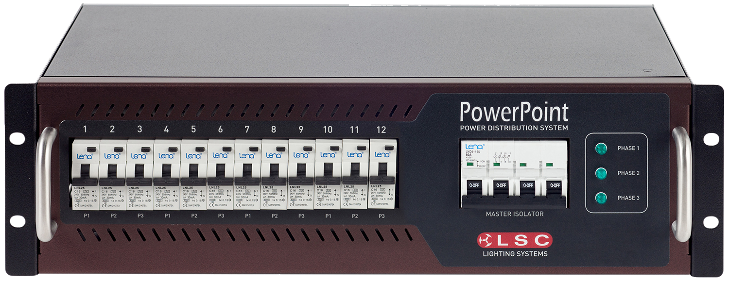 LSC Power Point 12ch Distro 13amp (GPO Out)