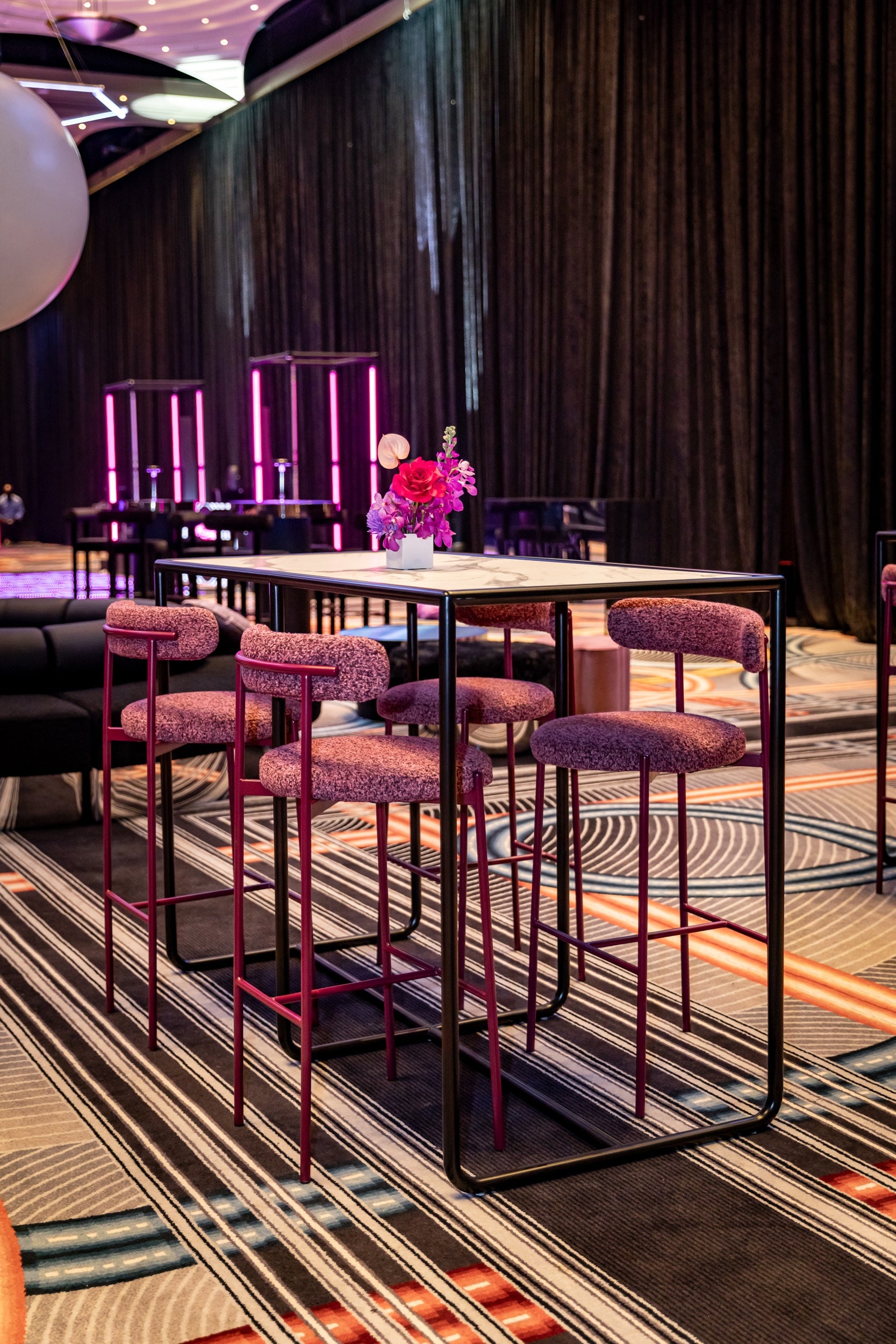 Poseidon Rectangular Bar Table
