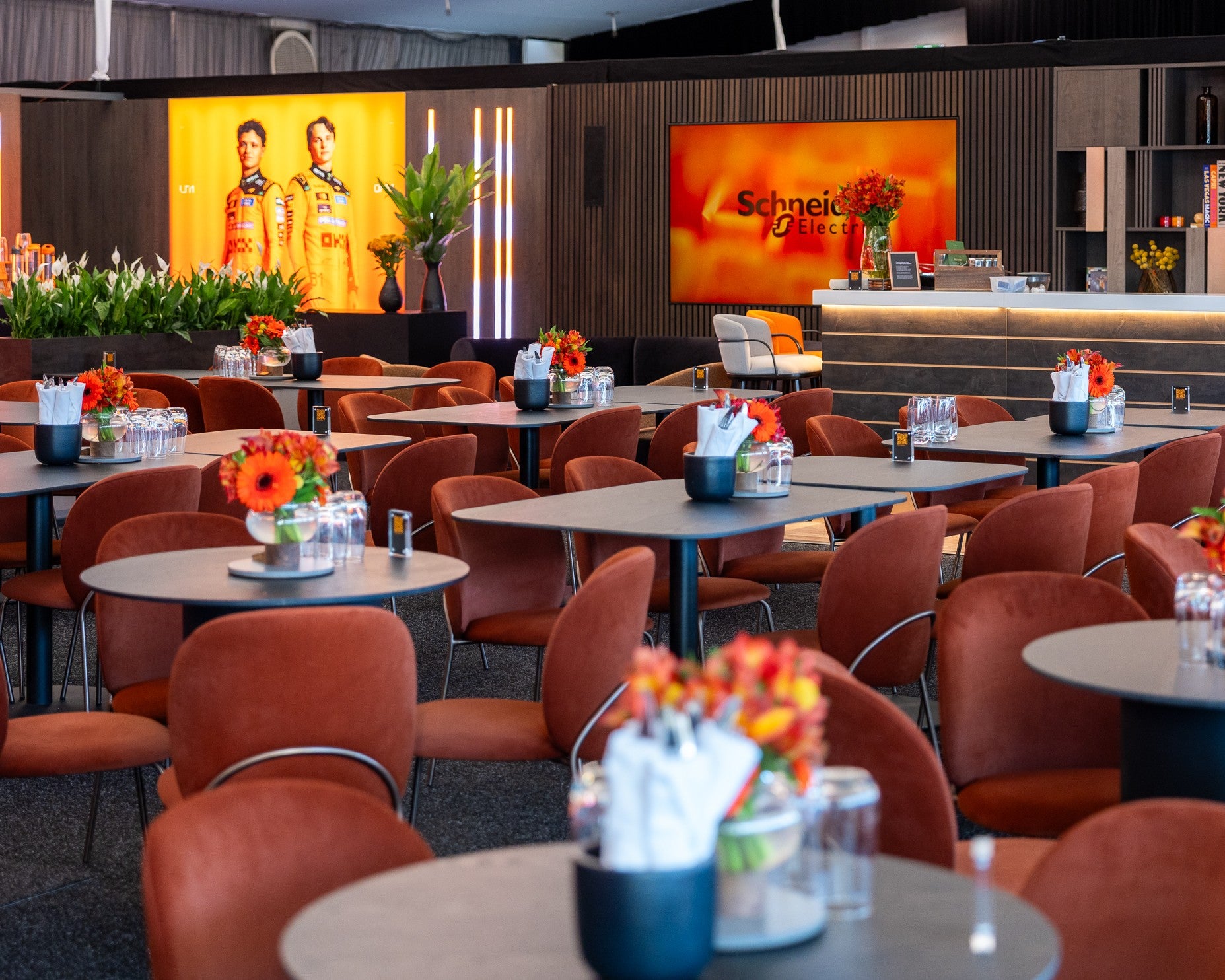 Interior Suite at Australian Grand Prix with Harry The Hirer furniture