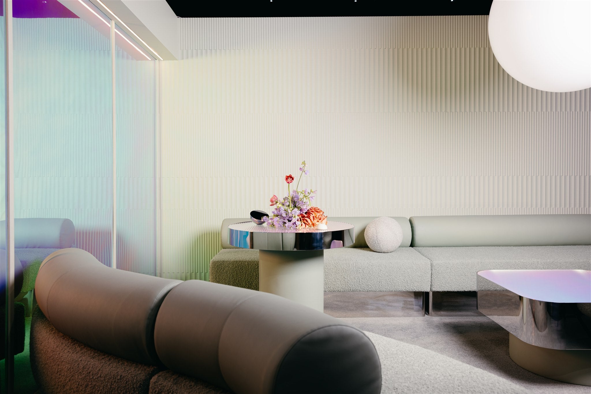Abbotsford Showroom with our Zeon Sofa and Coffee Table