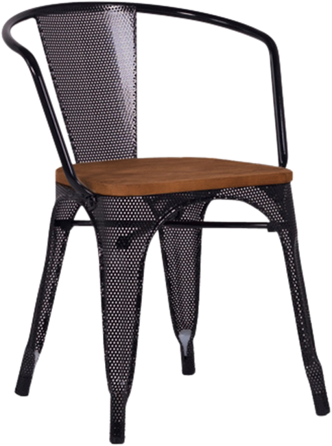 Tolix Timber Chair – Harry the hirer