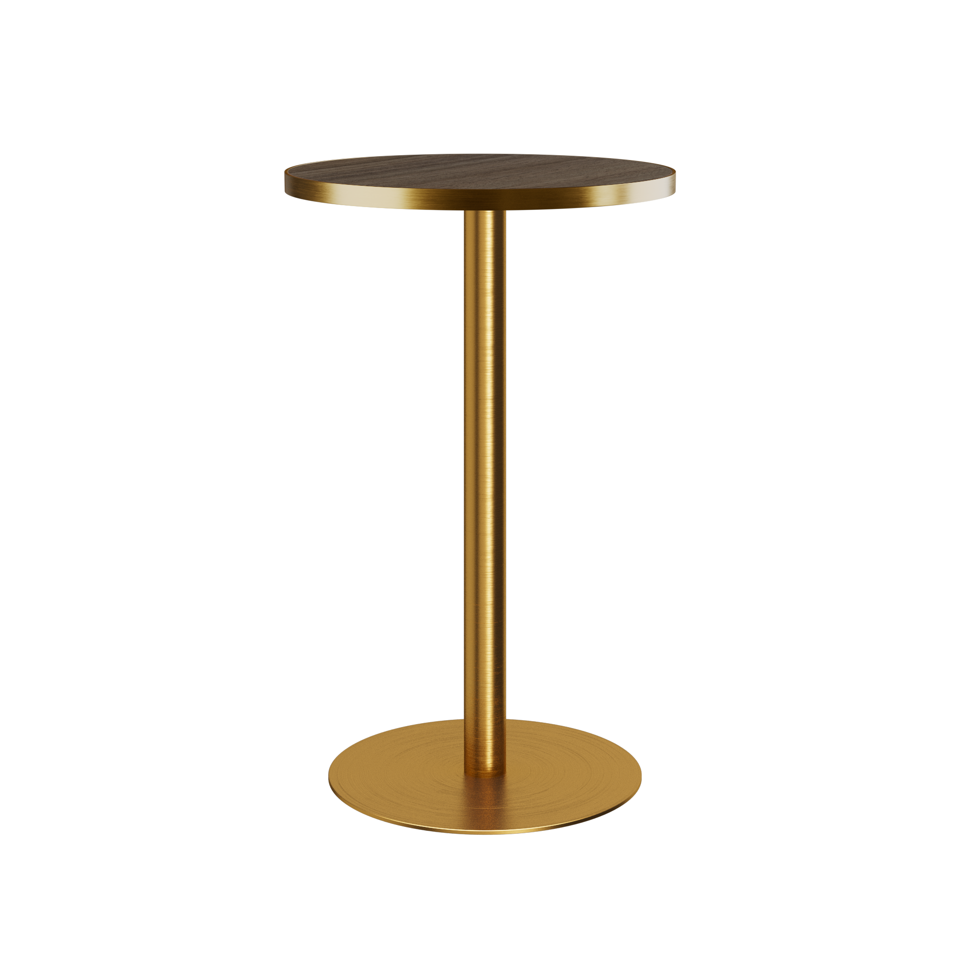Halo Bar Table With Rim - Round