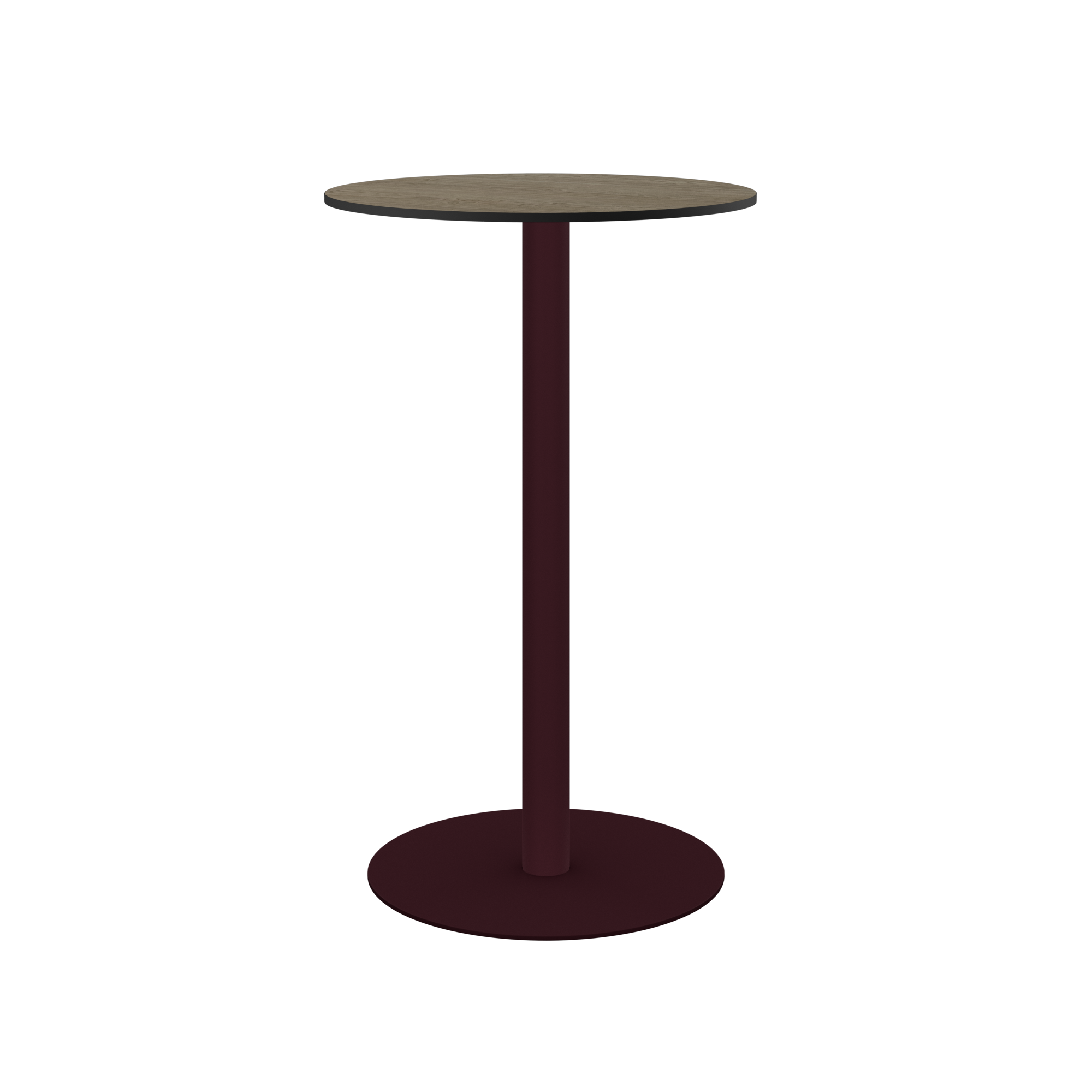 Halo Bar Table With Rim - Round