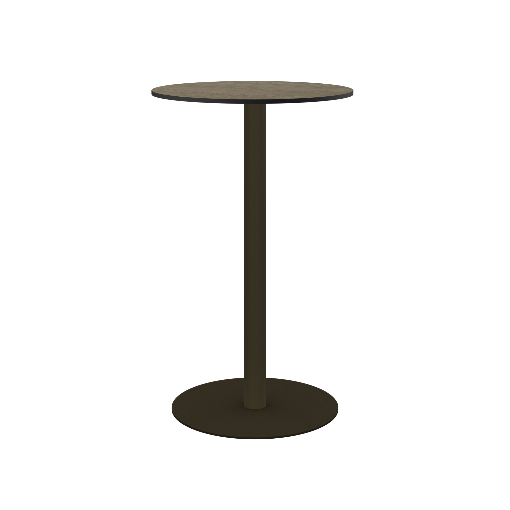 Halo Bar Table With Rim - Round