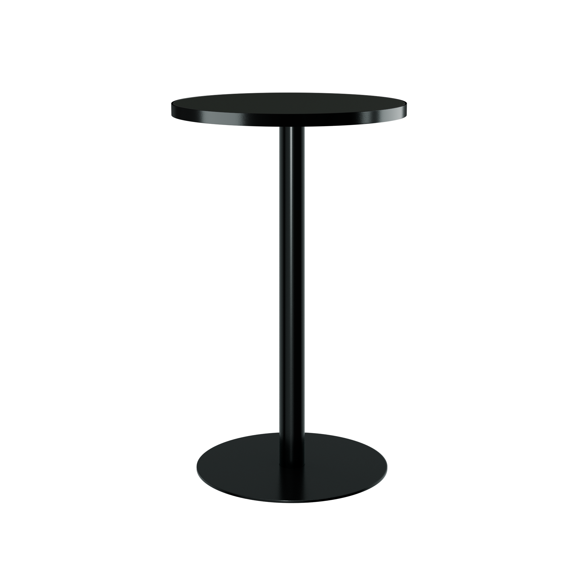 Halo Bar Table With Rim - Round