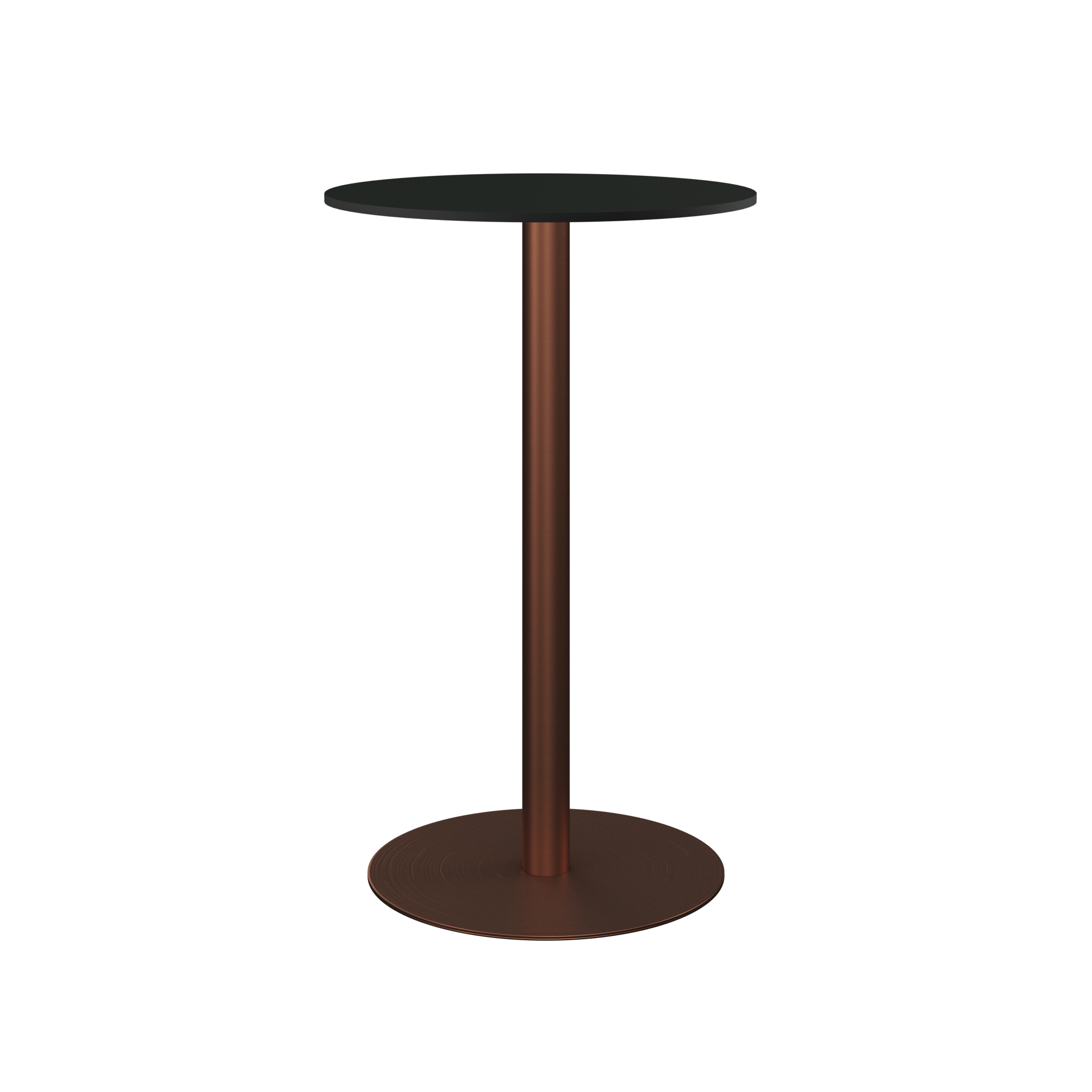 Halo Bar Table With Rim - Round