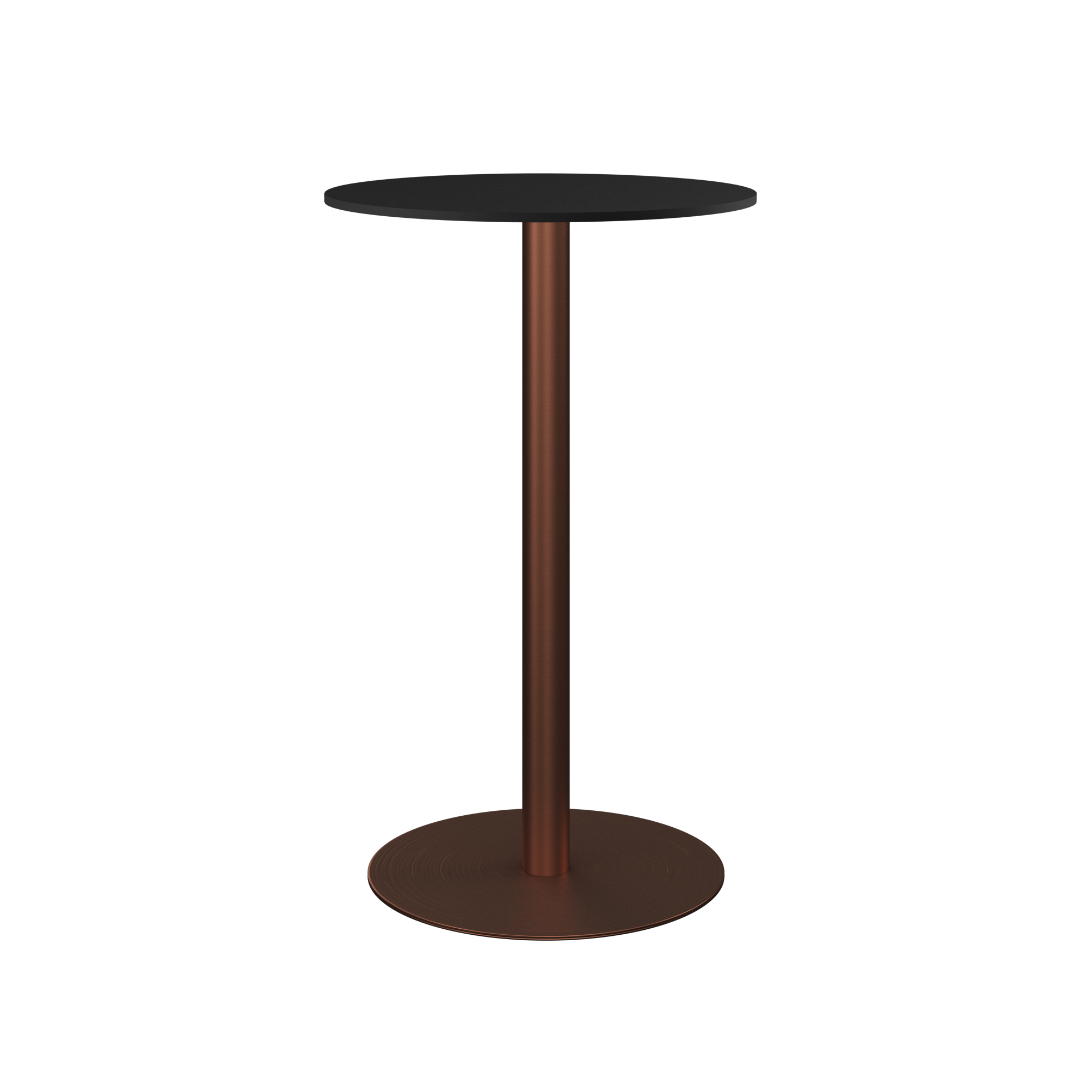 Halo Bar Table With Rim - Round