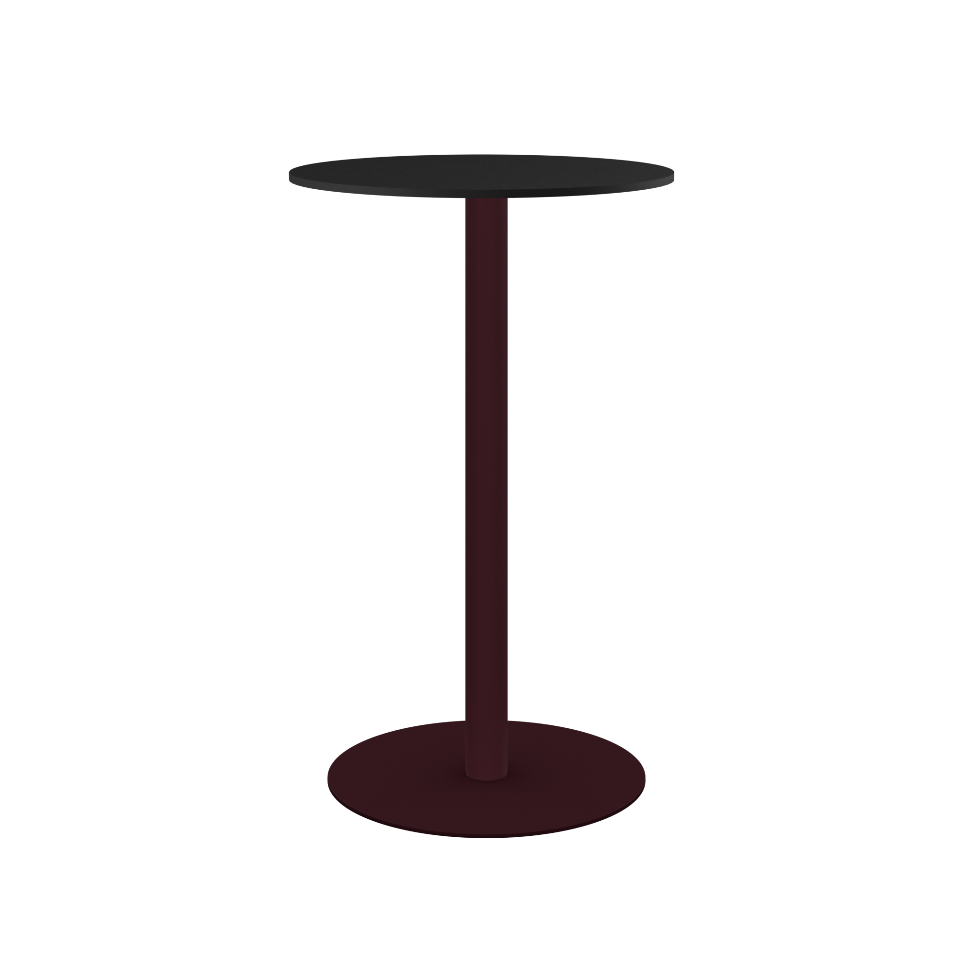 Halo Bar Table With Rim - Round