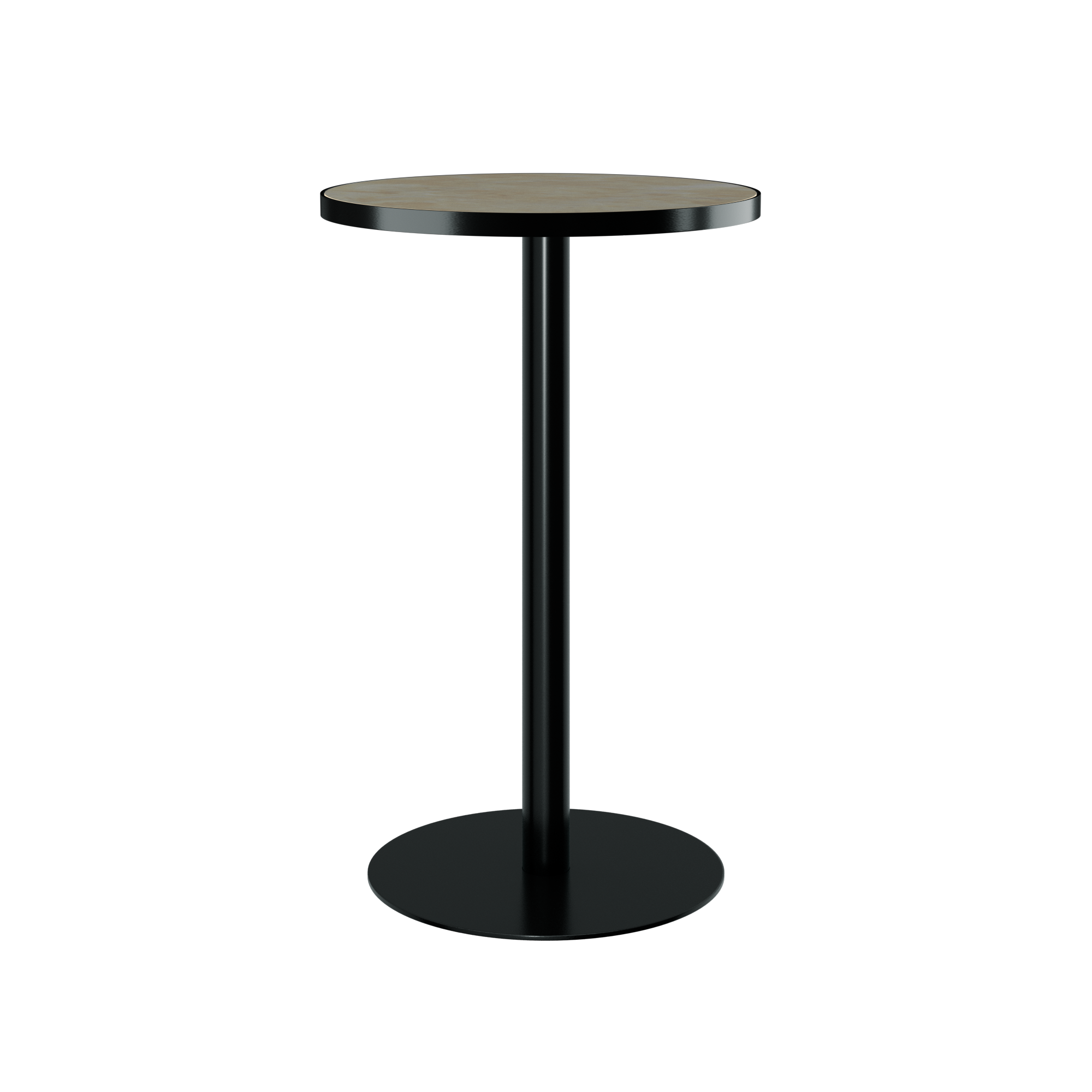 Halo Bar Table With Rim - Round