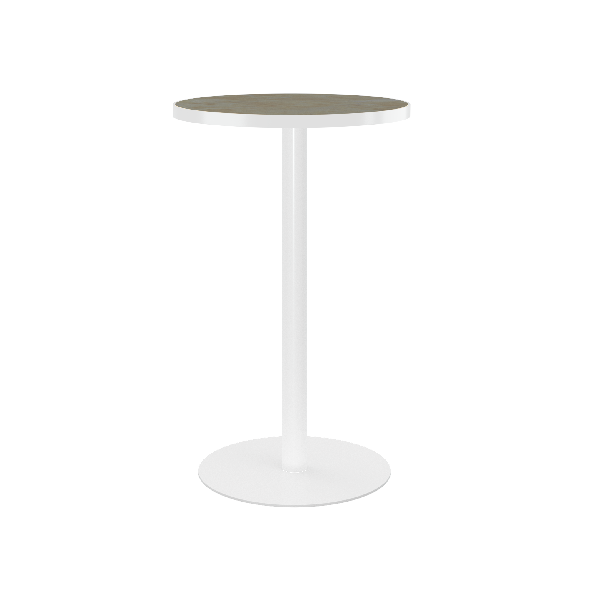 Halo Bar Table With Rim - Round