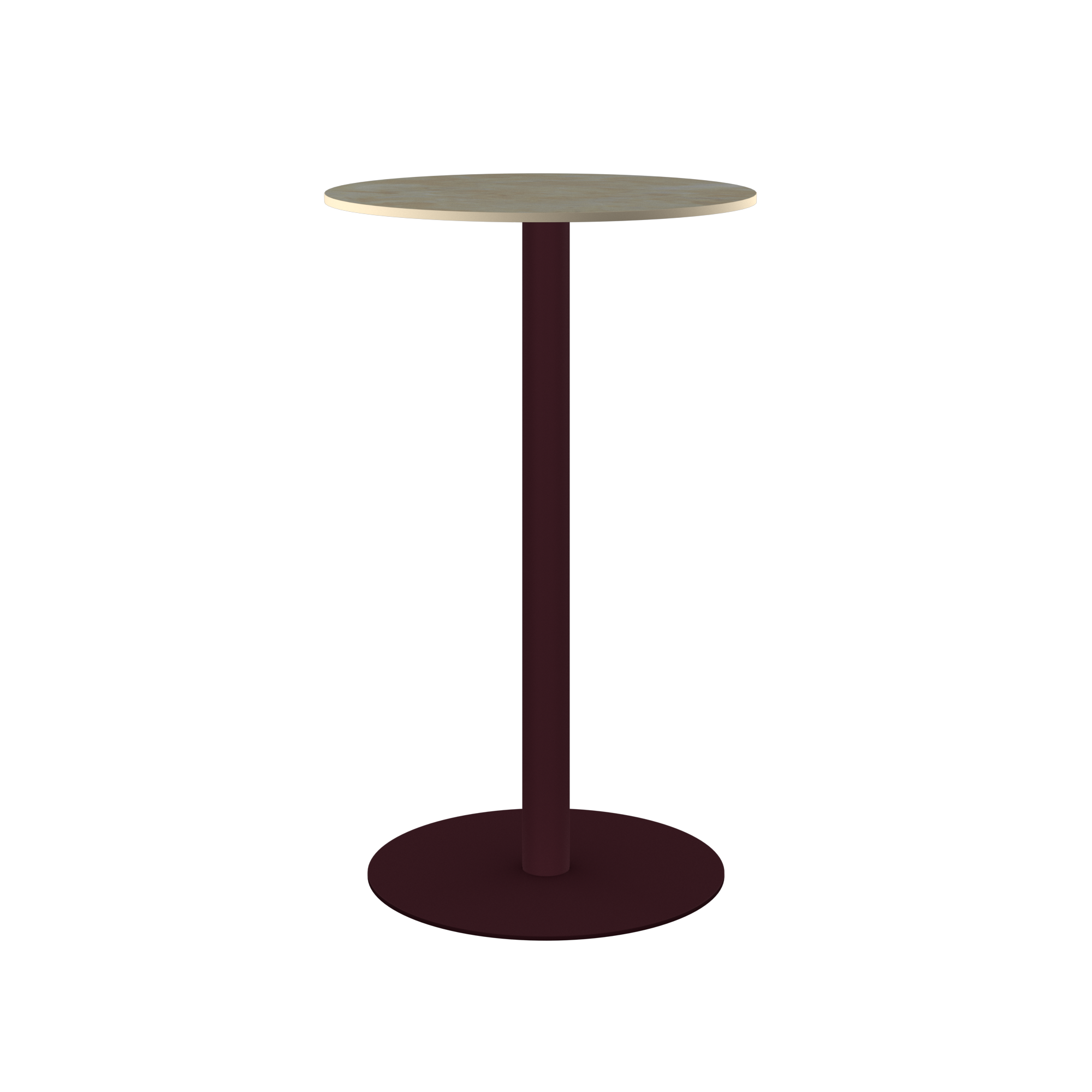 Halo Bar Table With Rim - Round