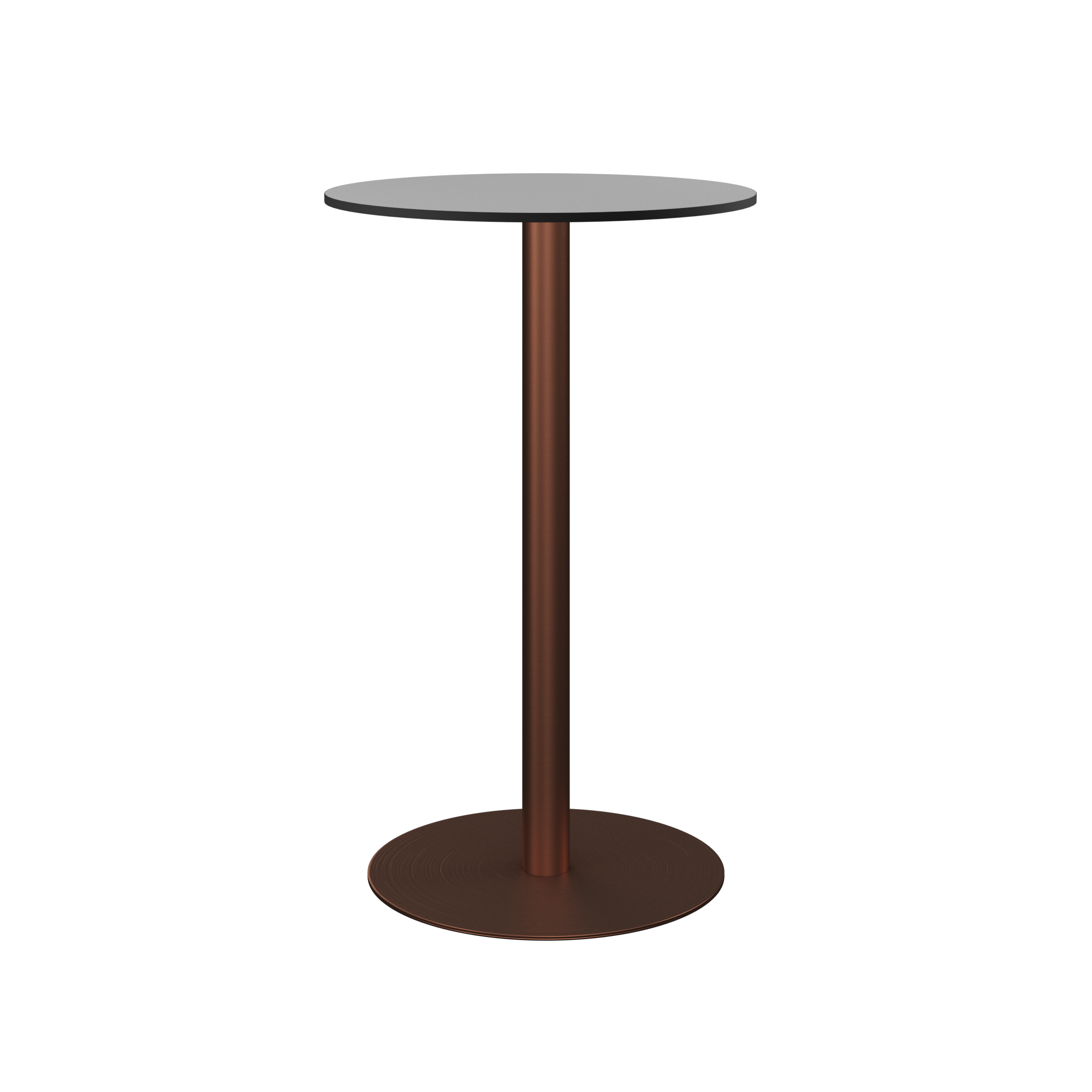 Halo Bar Table With Rim - Round