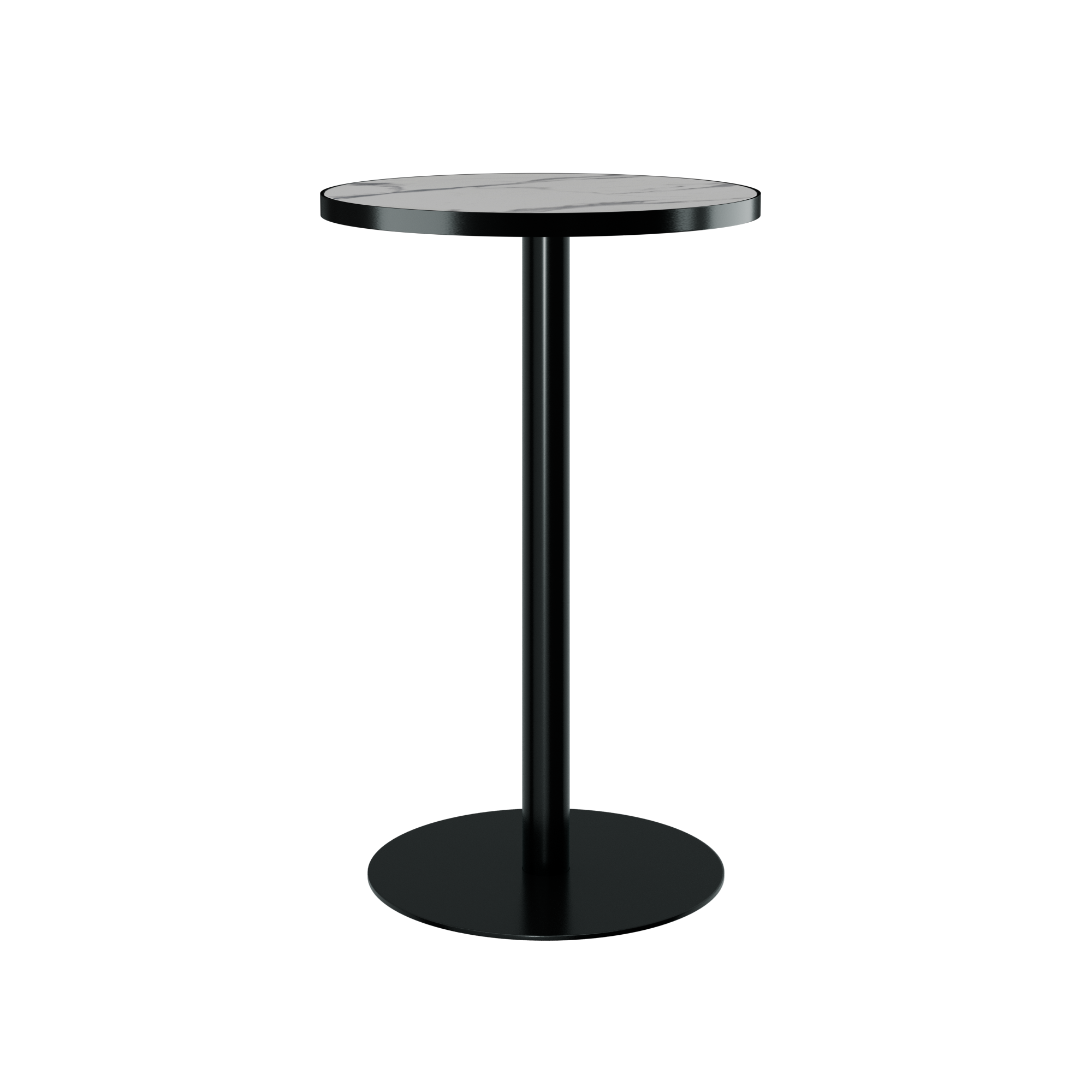 Halo Bar Table With Rim - Round