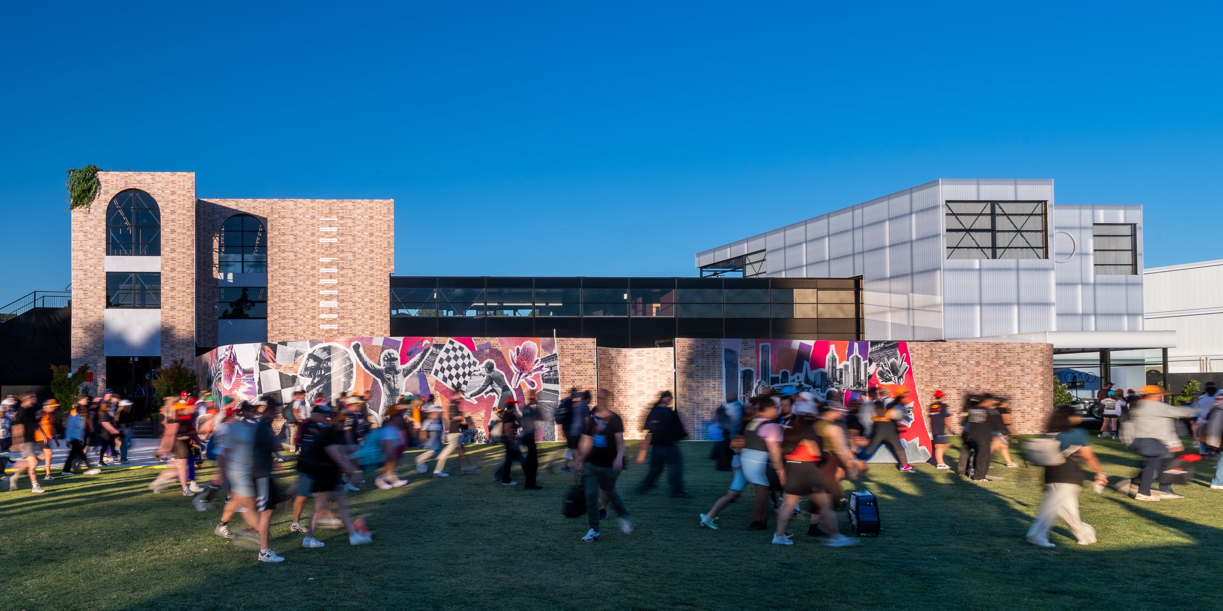 Laneway Highline Structure with custom signage