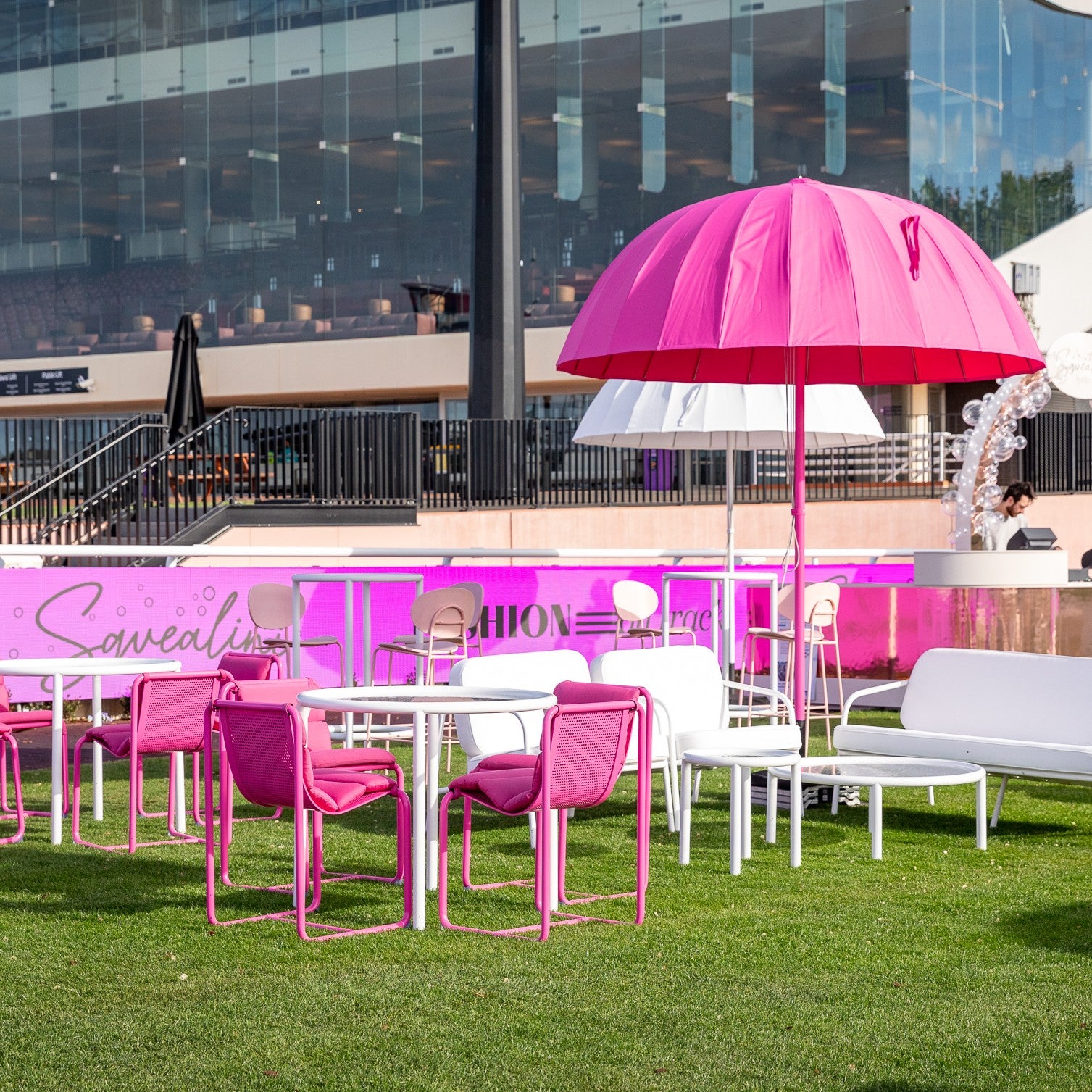 Our Isla collection outside at Spring Racing Carnival, Melbourne