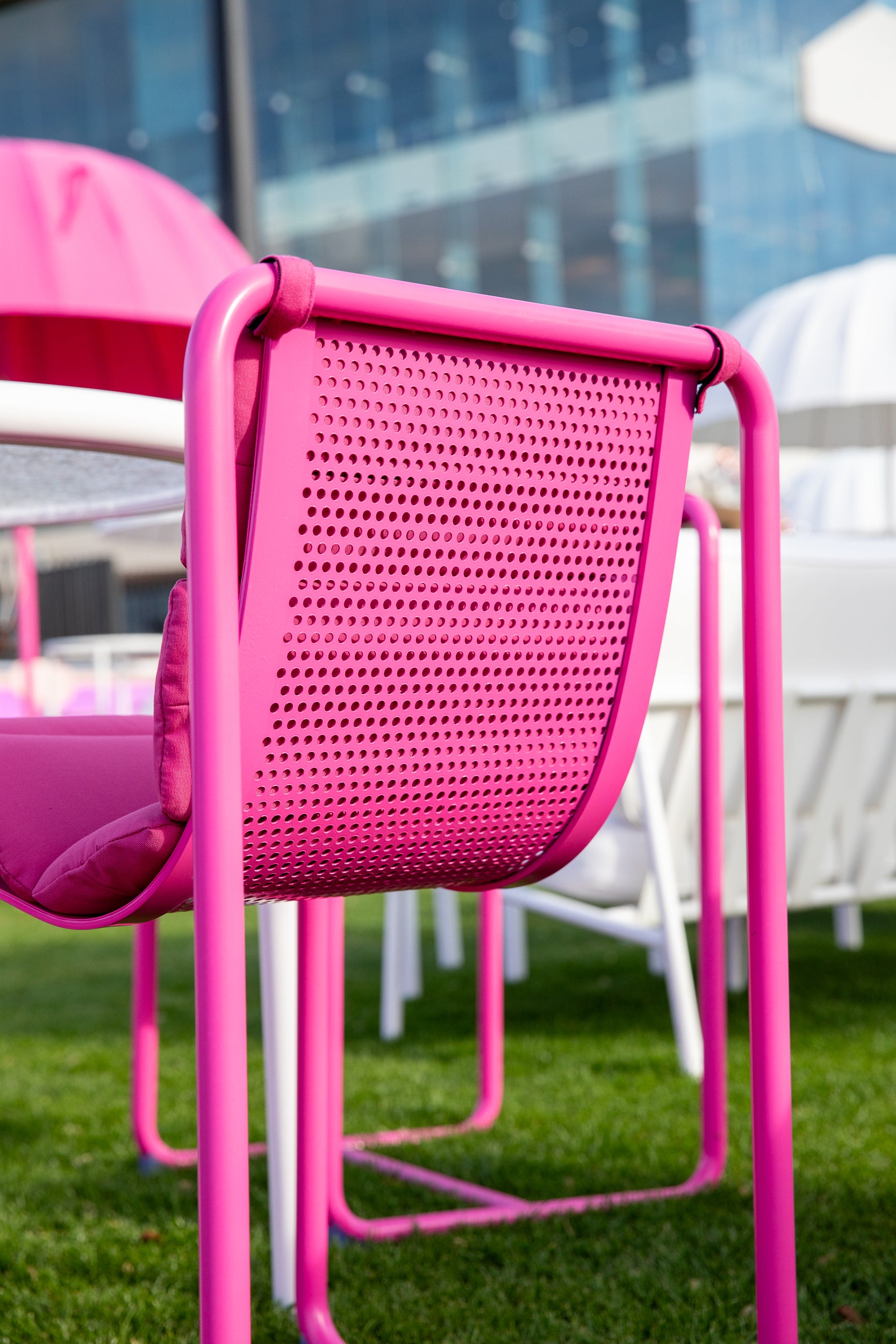 Details of our pink Isla Chair