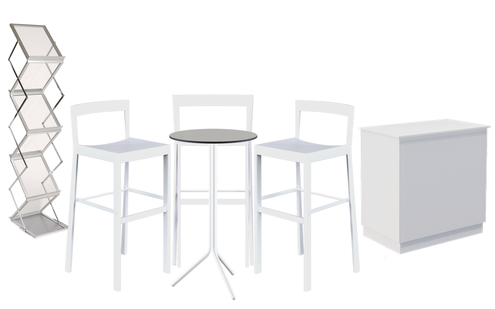 Walk-on Bar Table Package w/ Chameleon Cupboard