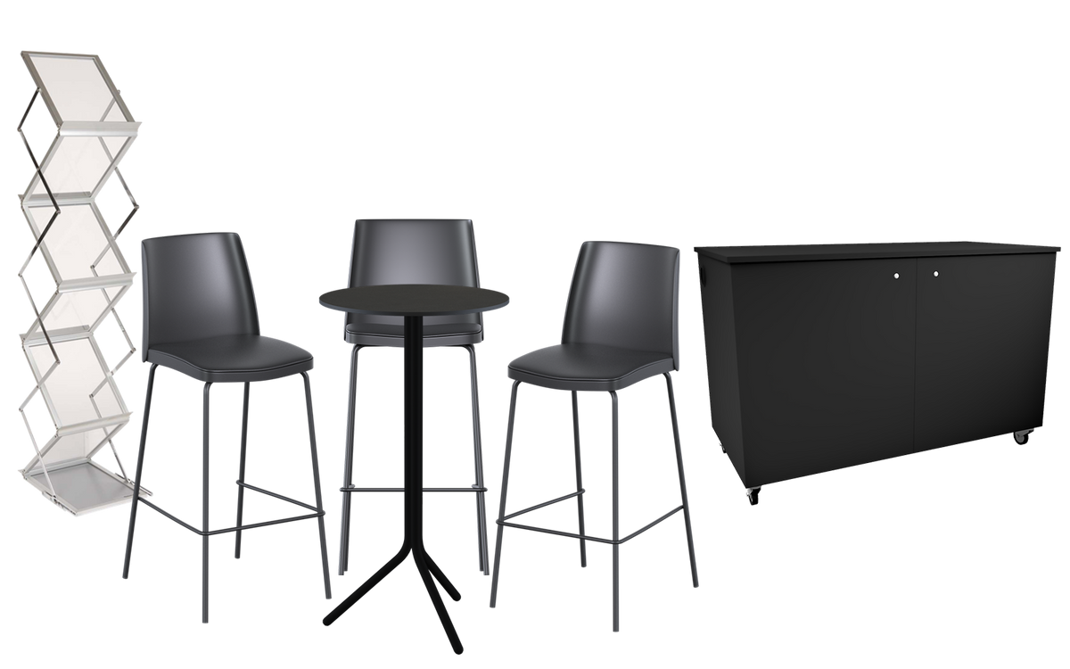 Walk-on Poseidon Bar Table Package