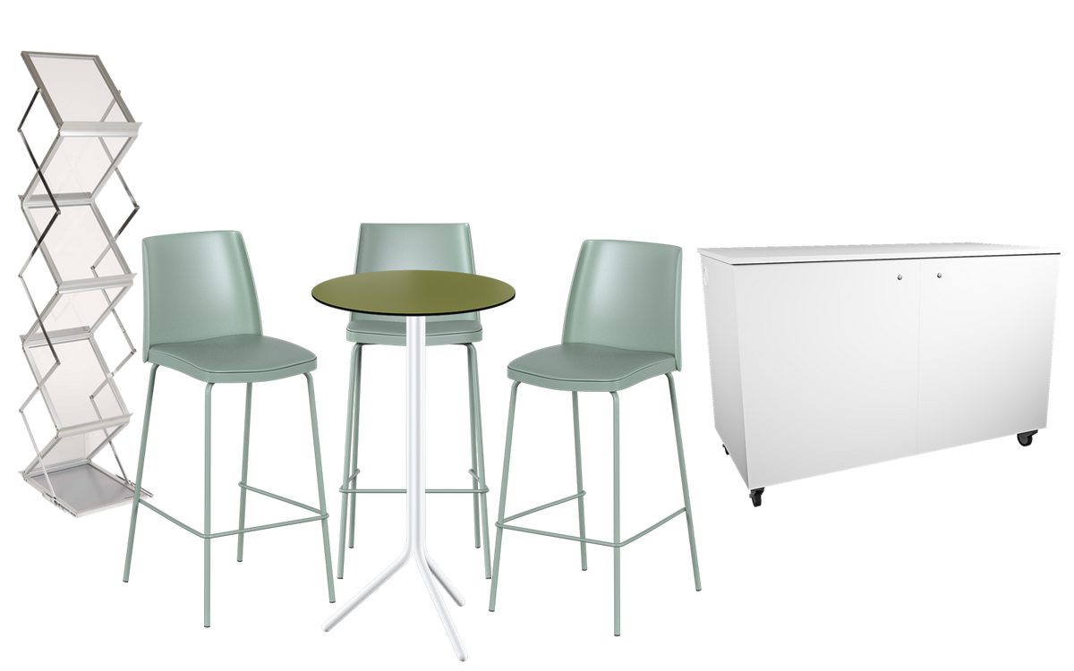 Walk-on Poseidon Bar Table Package