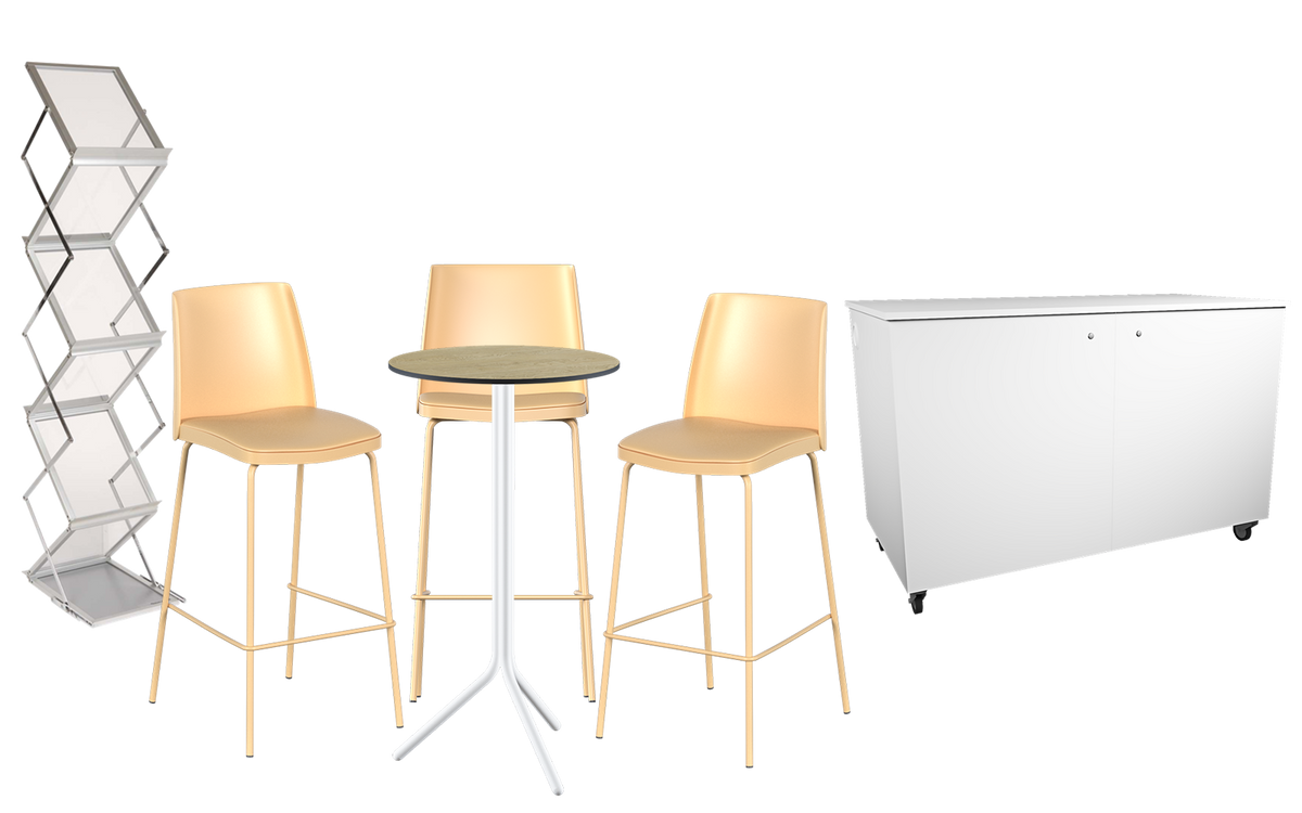 Walk-on Poseidon Bar Table Package