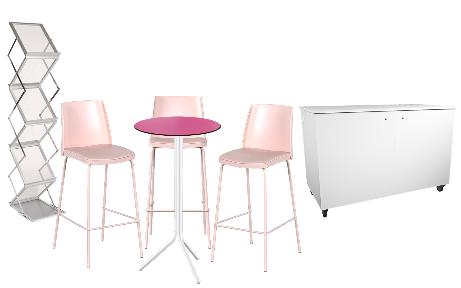 Walk-on Poseidon Bar Table Package