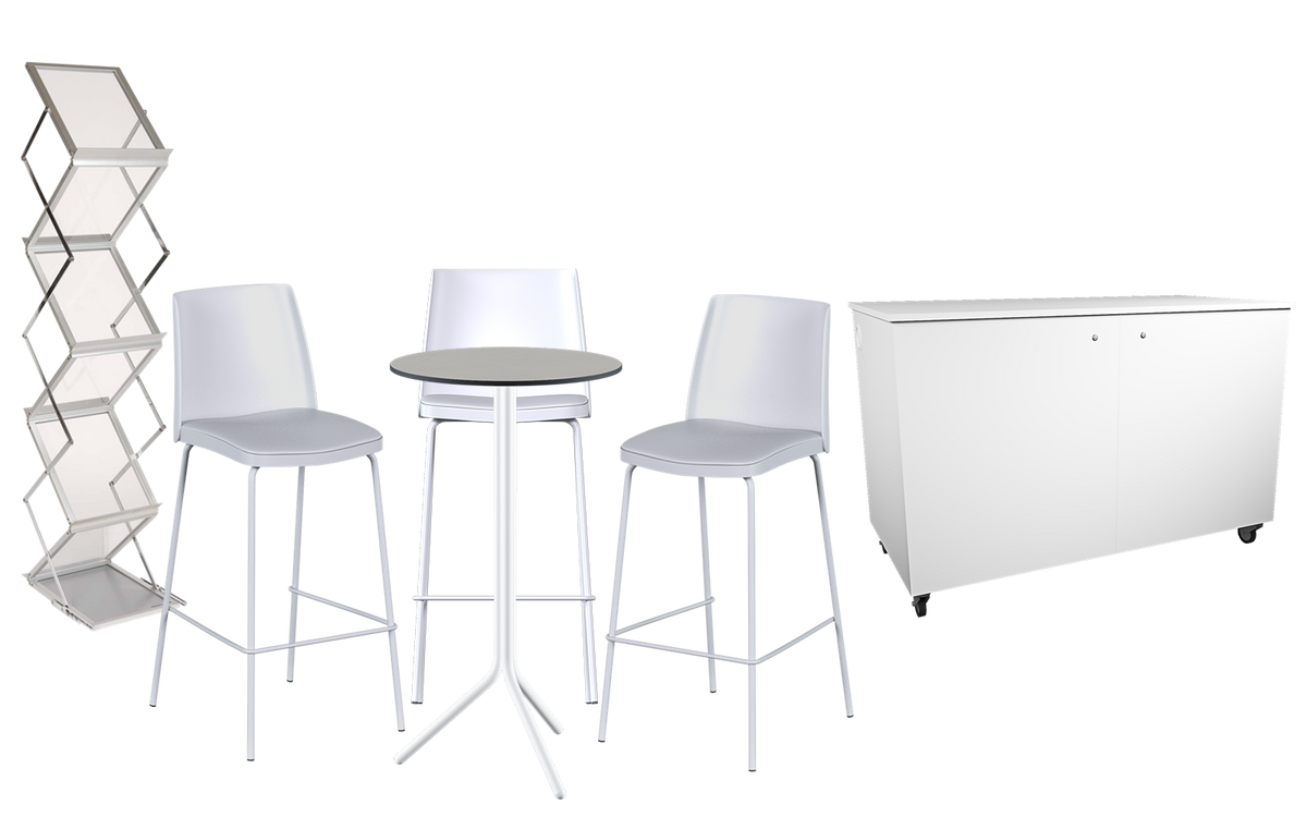 Walk-on Poseidon Bar Table Package